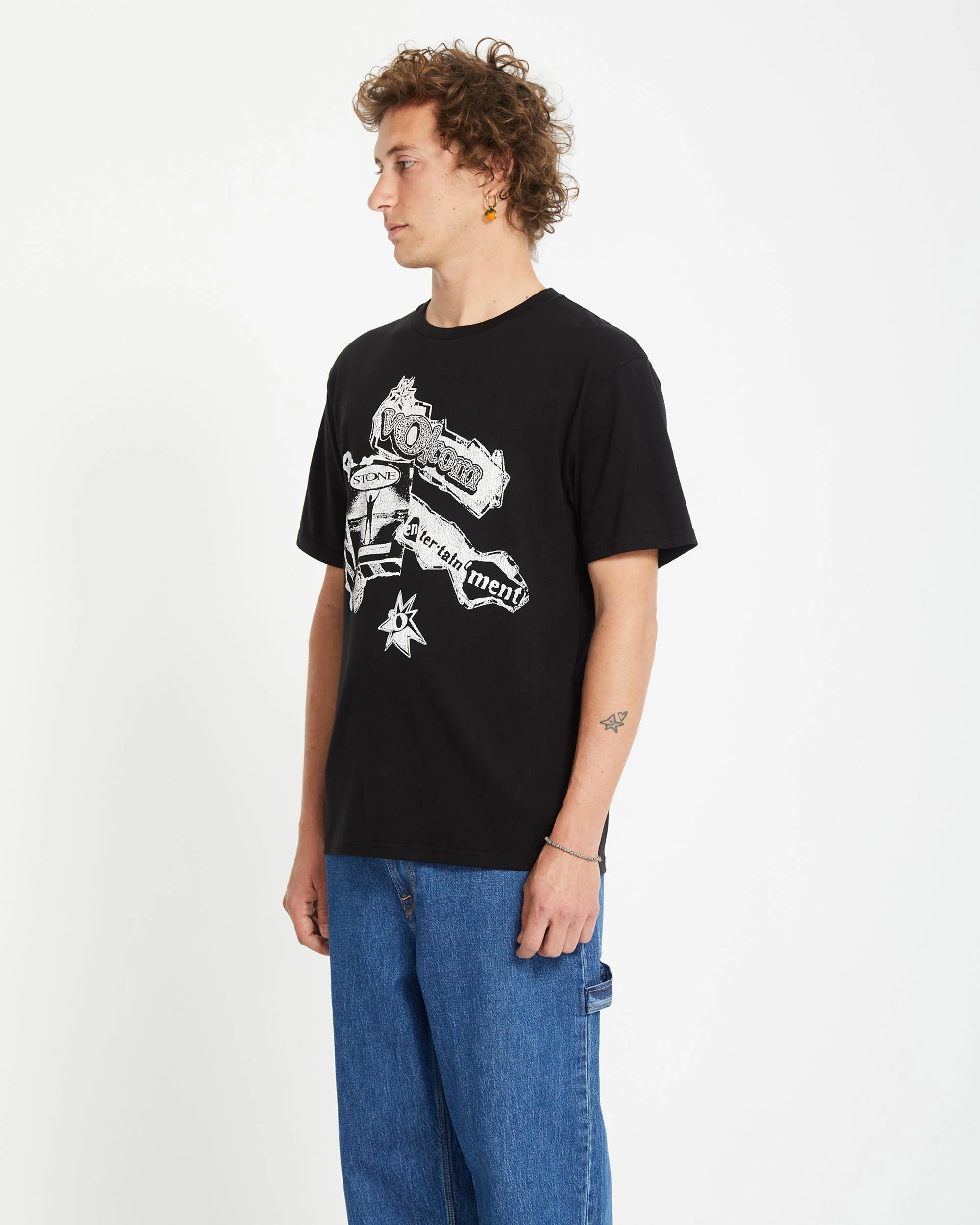 T-shirt V Ent - BLACK - Image 3