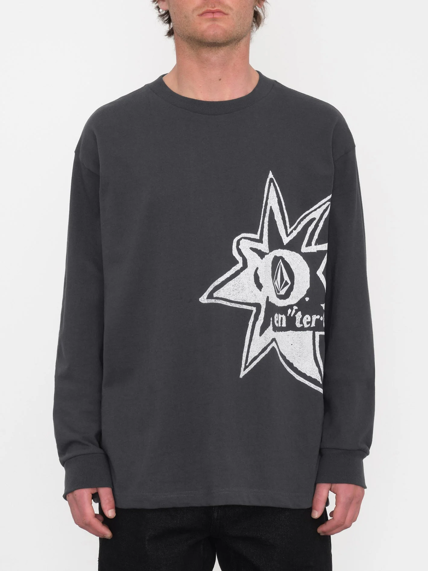 T-shirt V Ent Stone Burst - STEALTH