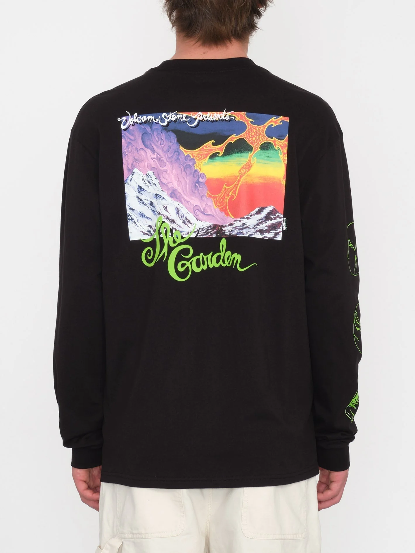 T-shirt V Ent The Garden - BLACK - Image 4
