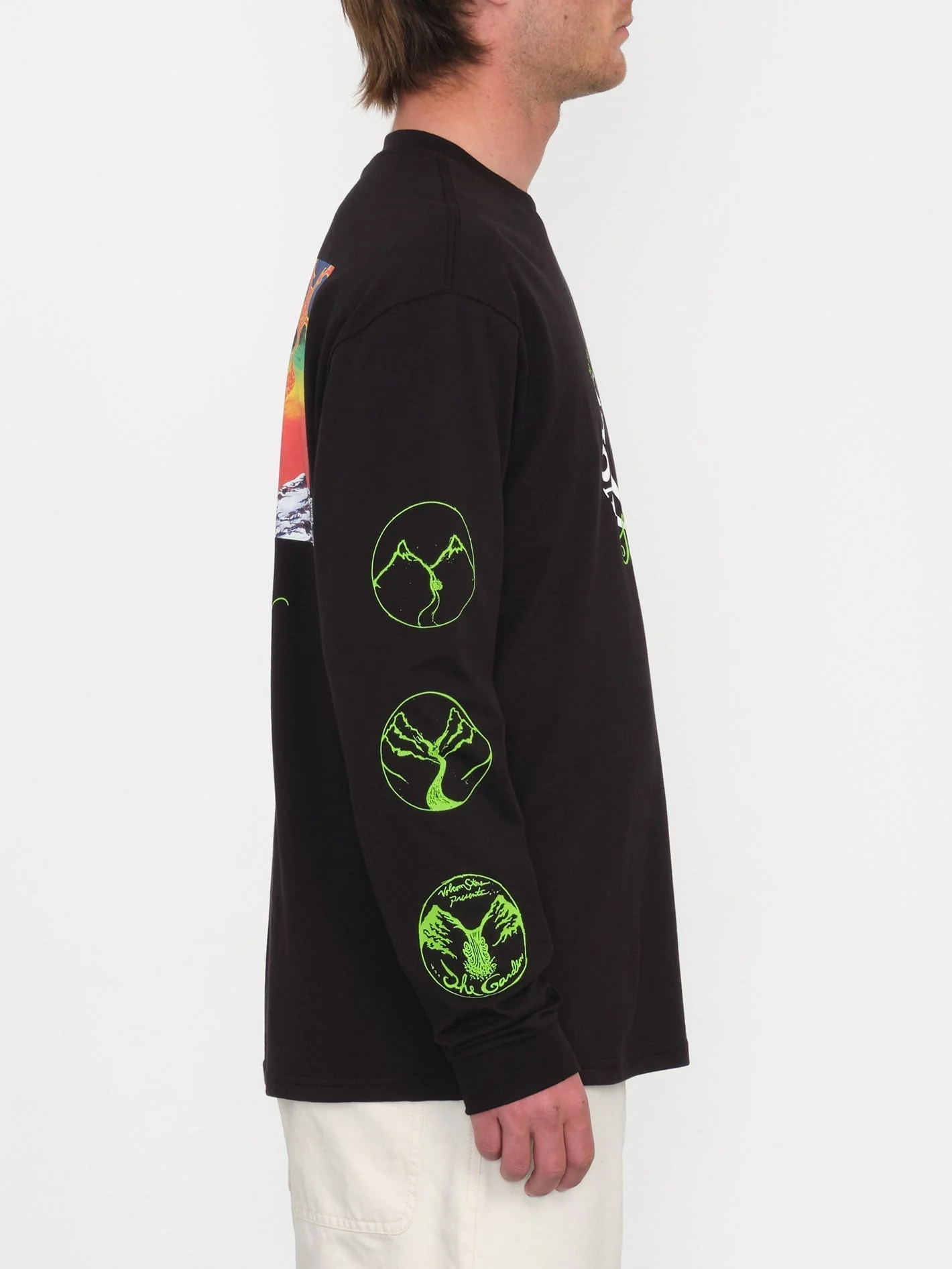 T-shirt V Ent The Garden - BLACK - Image 5