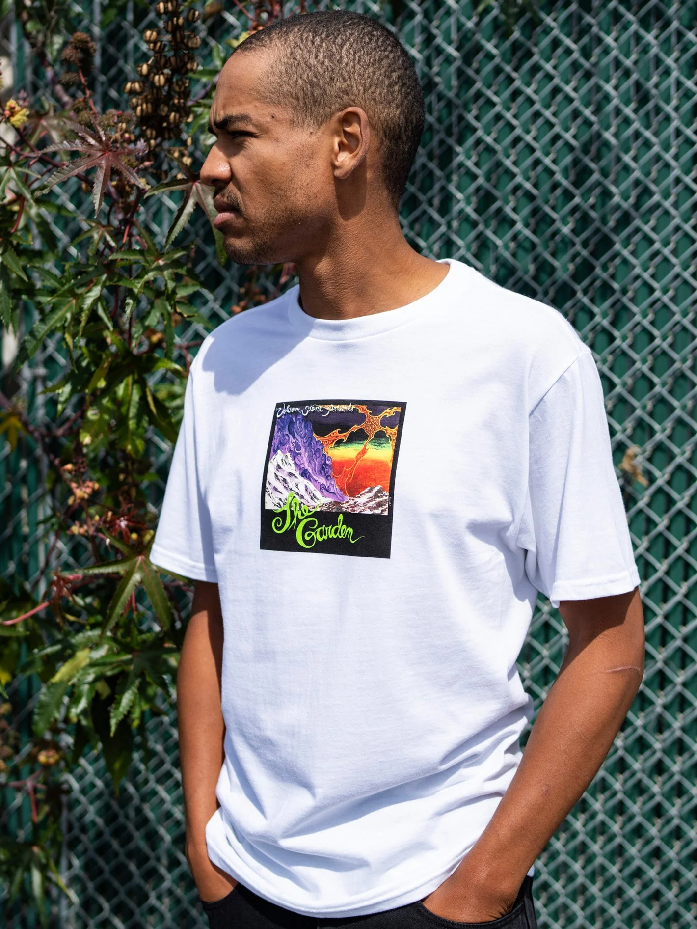 T-shirt V Ent The Garden - WHITE - Image 2