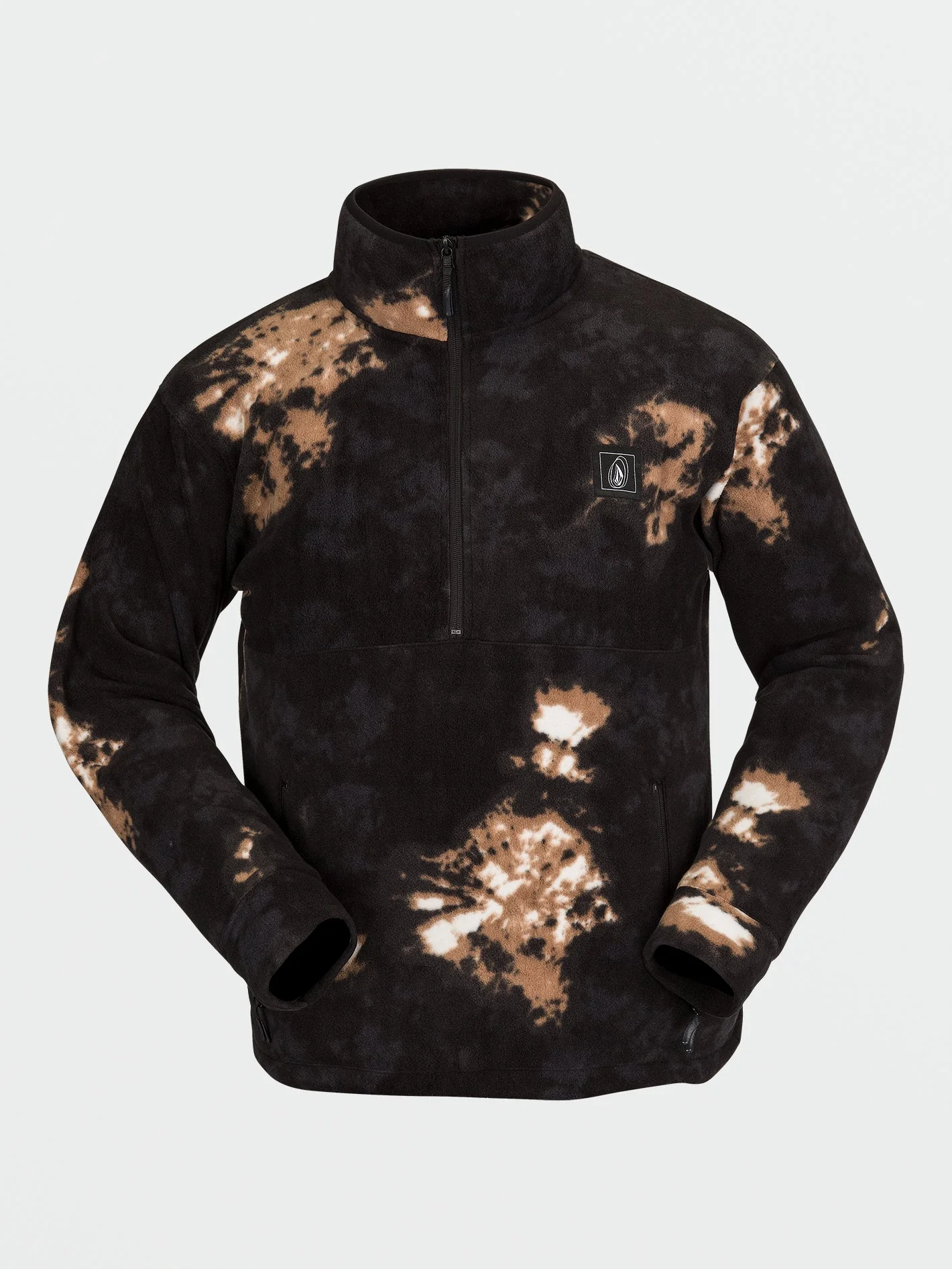 Sweat V-Science Fleece 1/2 Zip - Bleach Black - Image 3