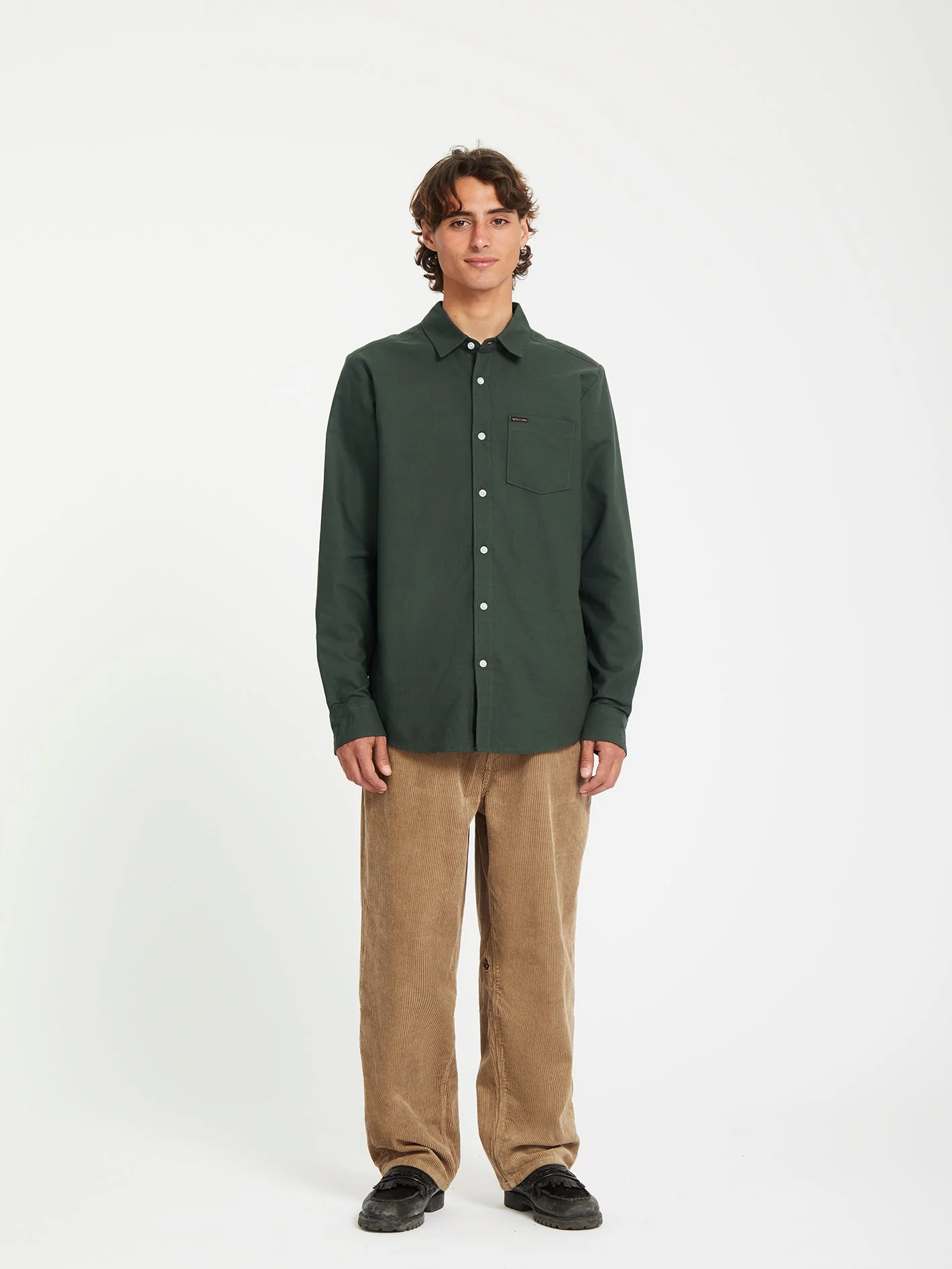 Chemise Oxford Veeco - DARK FOREST - Image 3