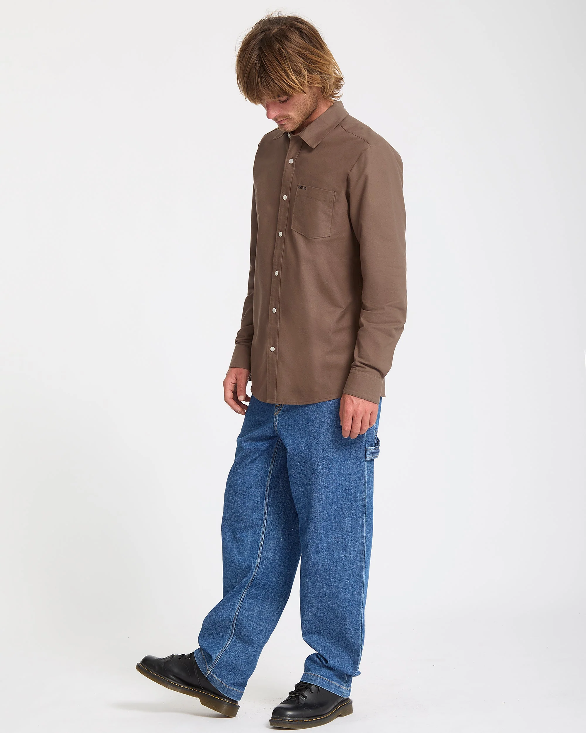 Chemise Veeco Oxford - Brown Stone - Image 4