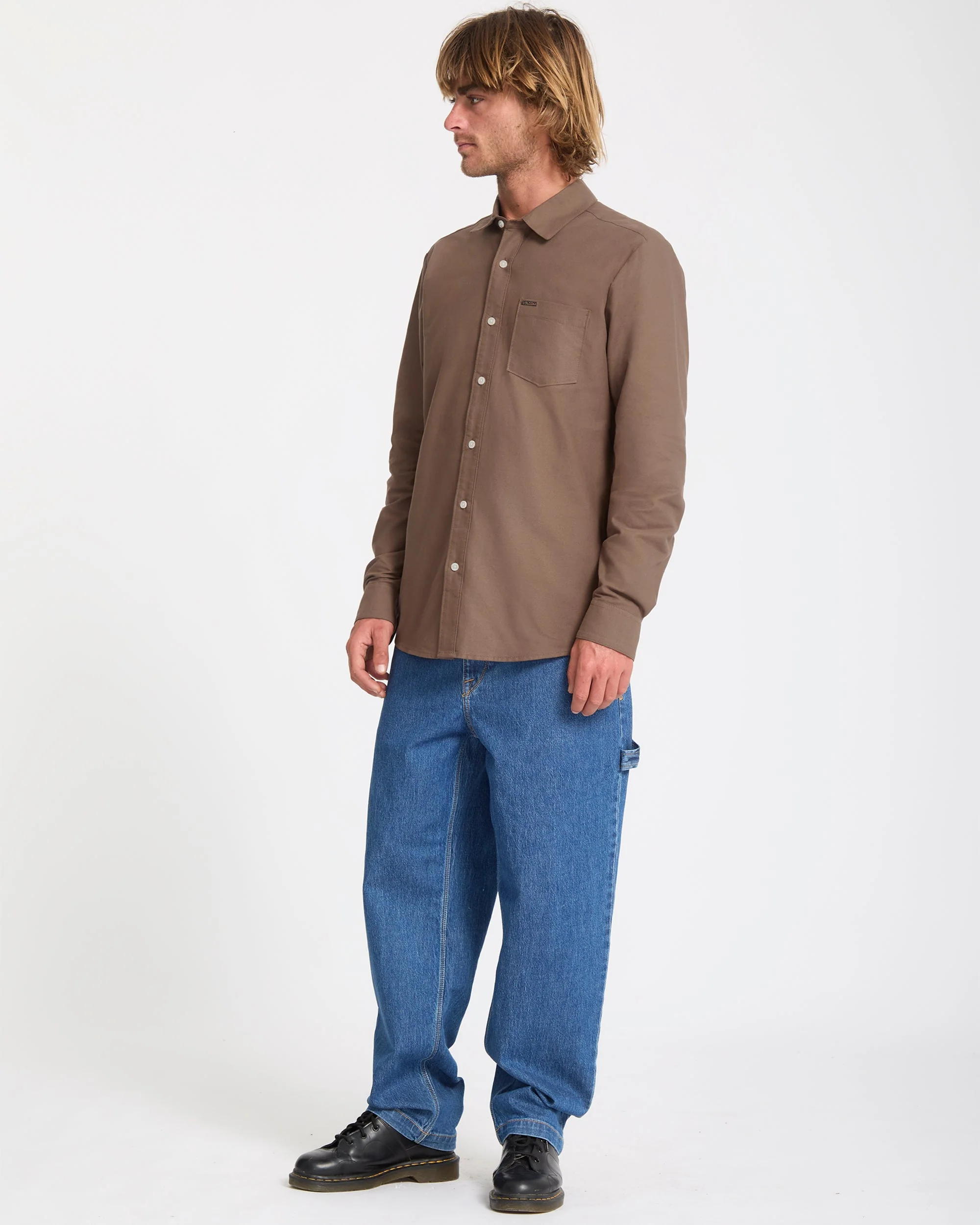 Chemise Veeco Oxford - Brown Stone - Image 6