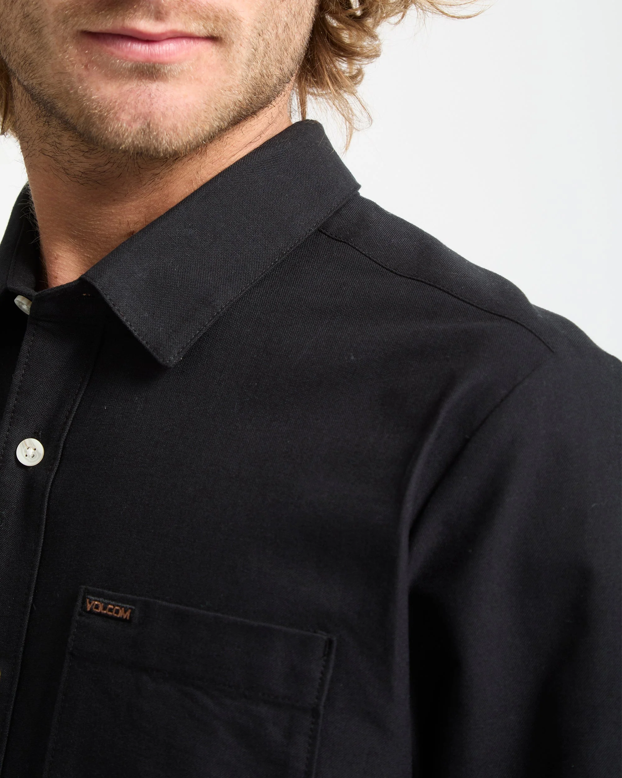 Chemise Veeco Oxford - Black - Image 3