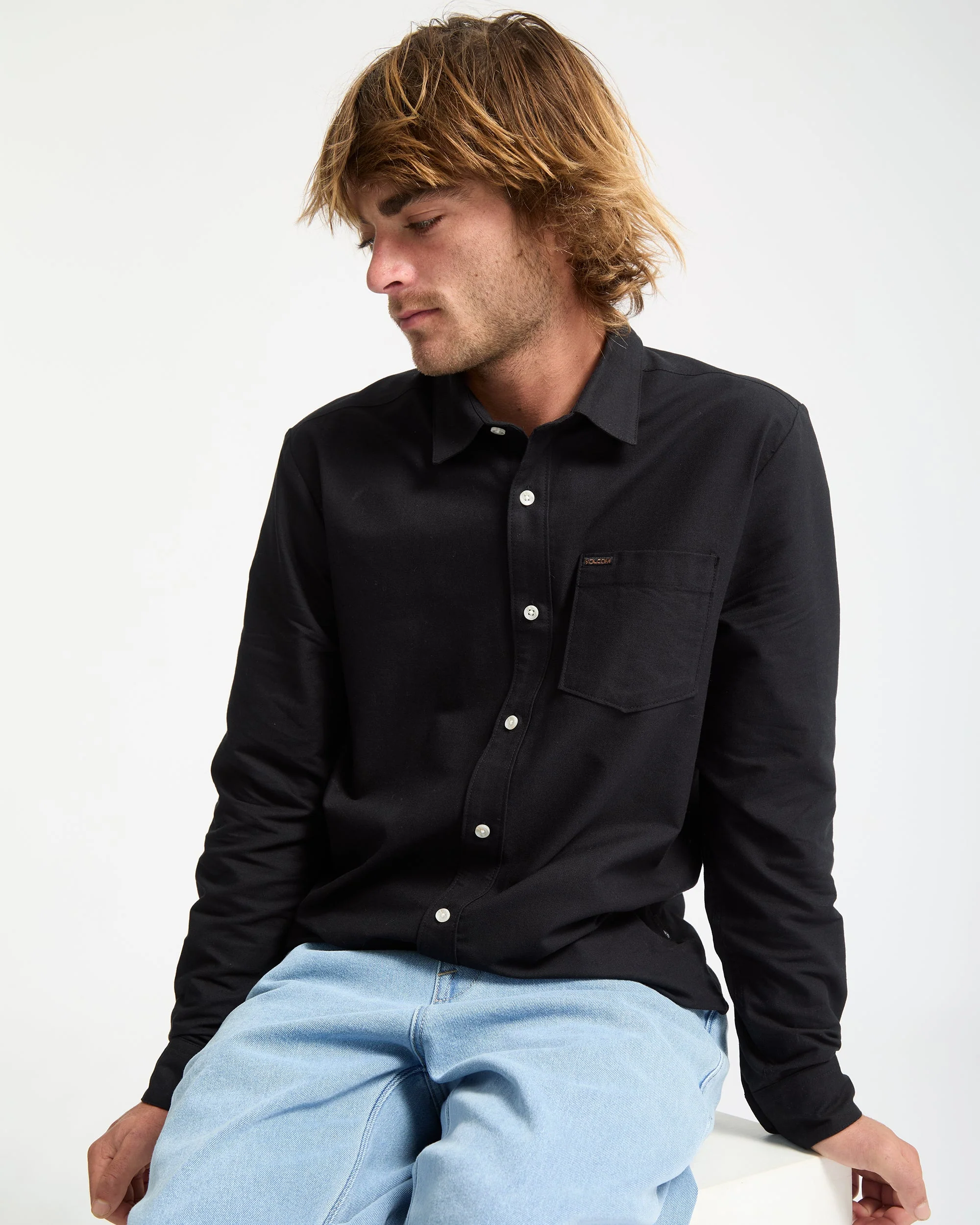 Chemise Veeco Oxford - Black - Image 5