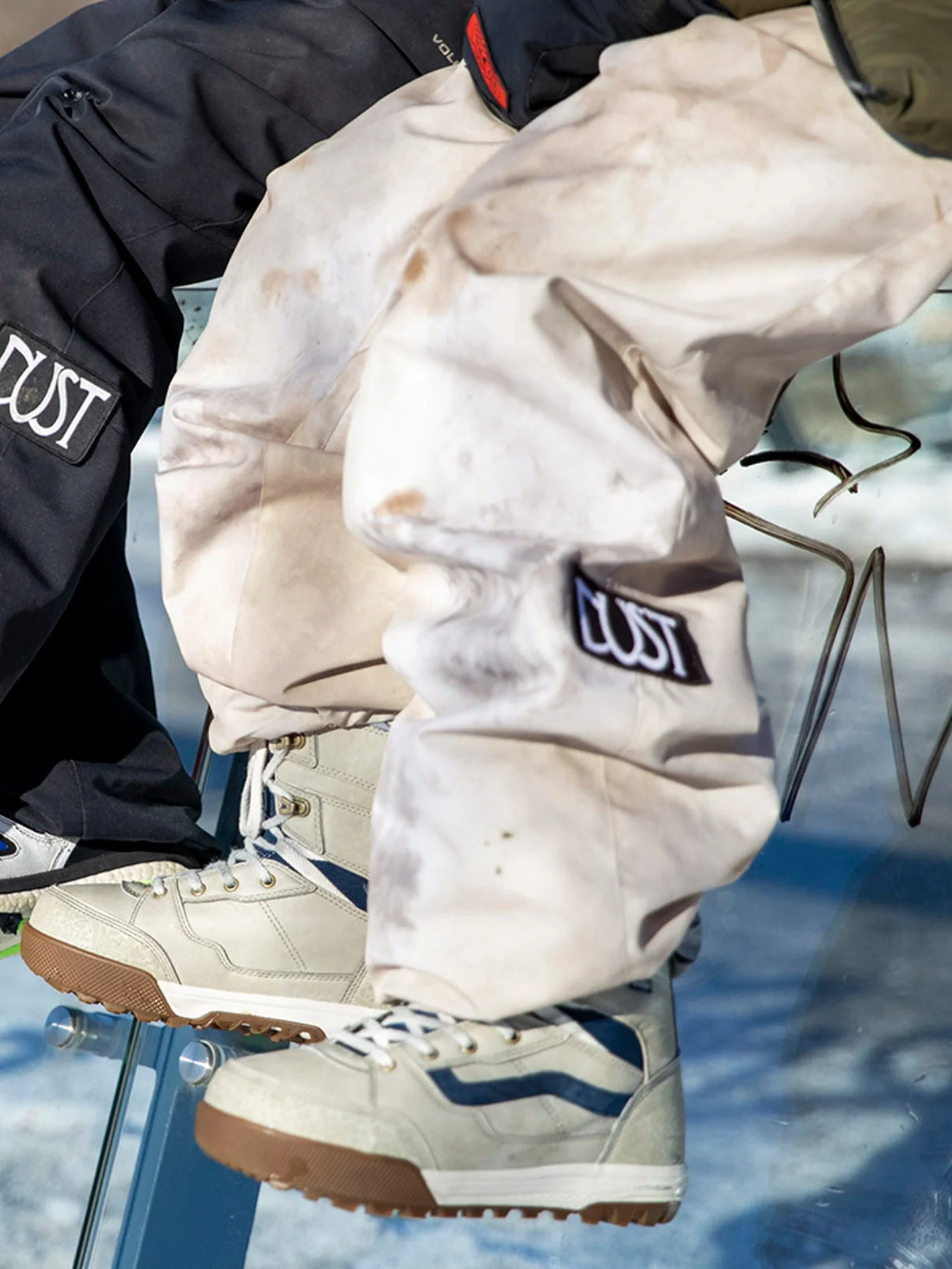 Pantalon de snow Dustbox - Bleach Cream (Unisexe) - Image 5