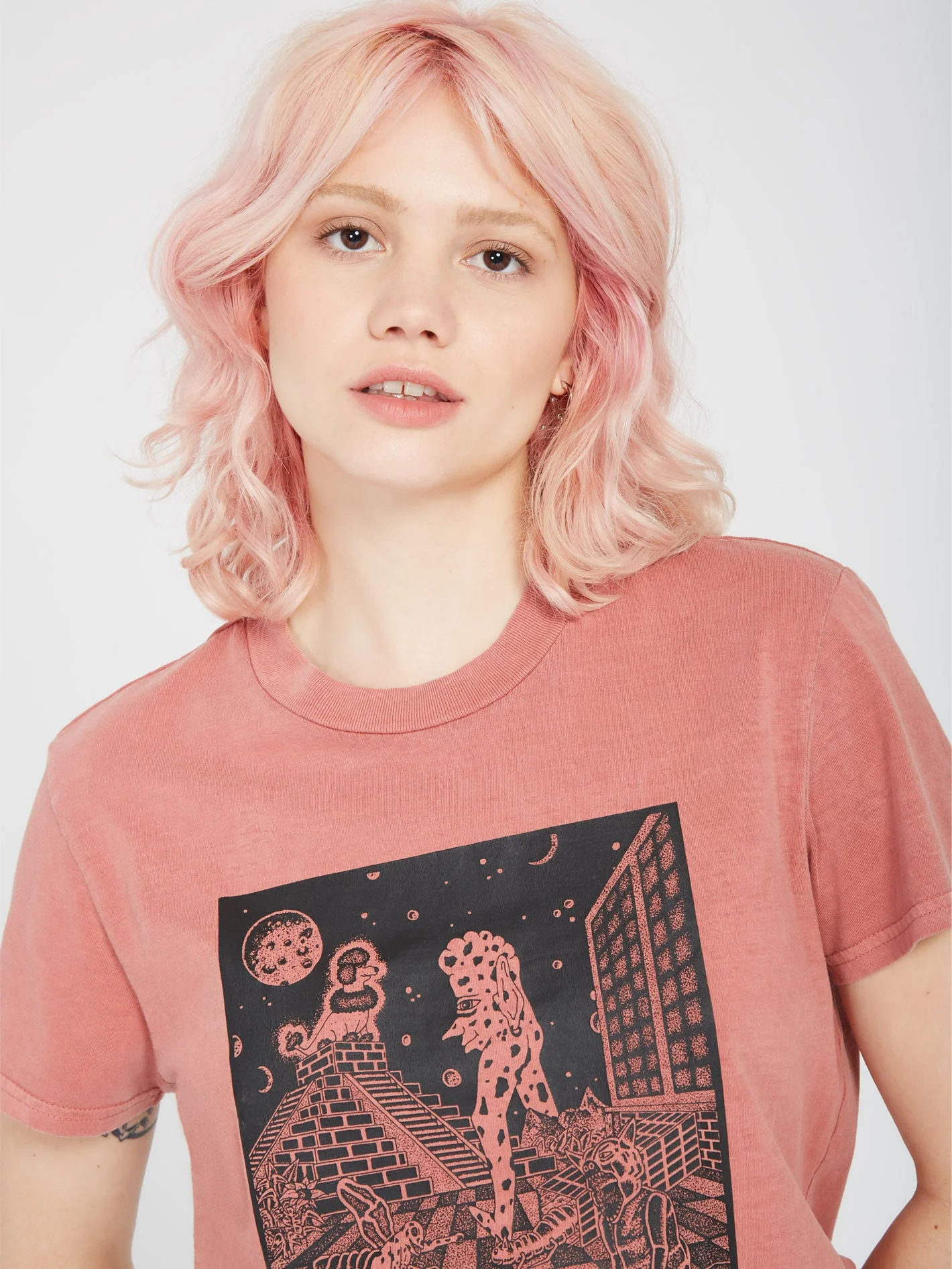 T-shirt Volchedelic - ROSEWOOD - Image 6