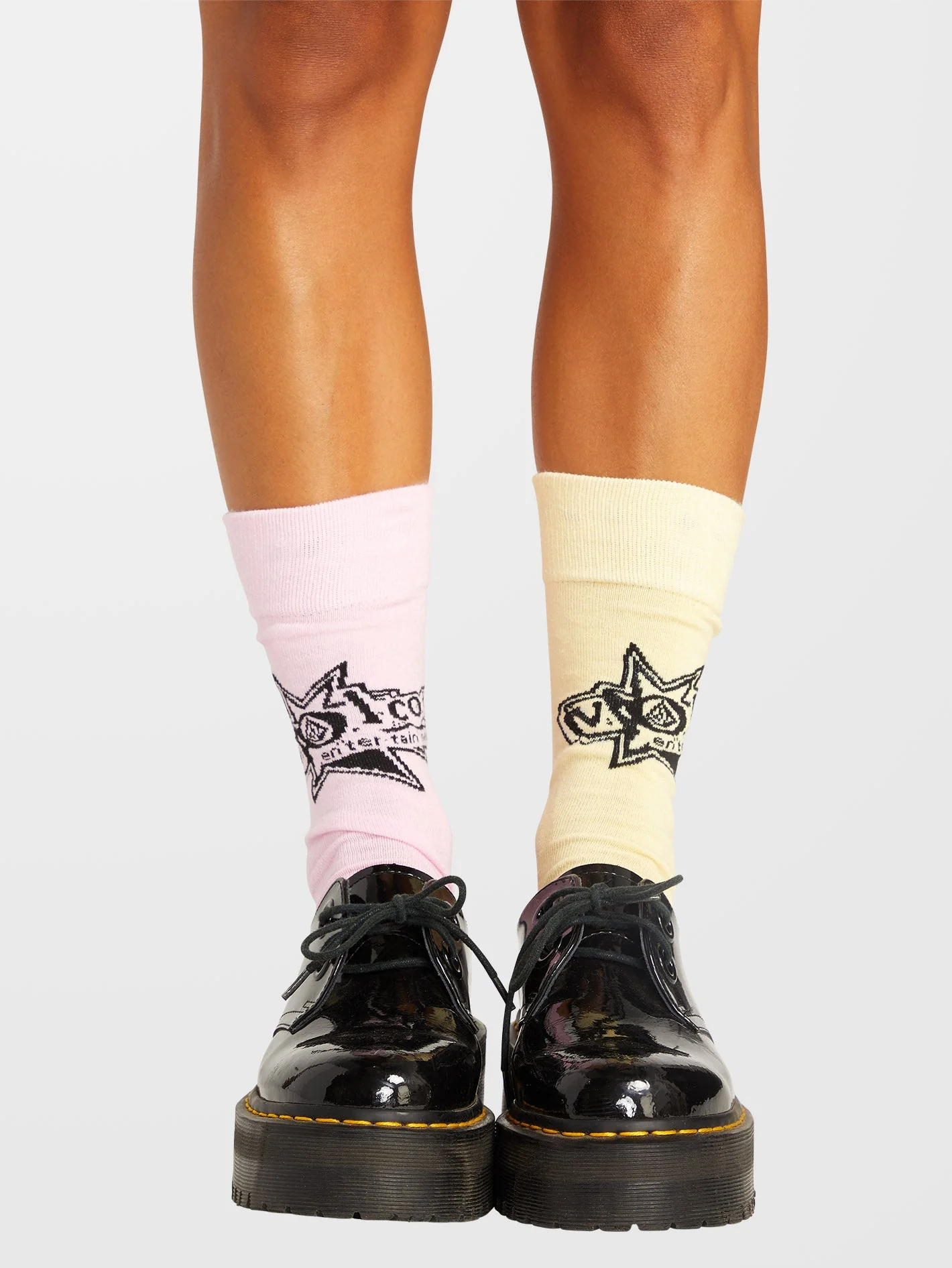 Chaussettes Volcom Ent - REEF PINK - Image 2