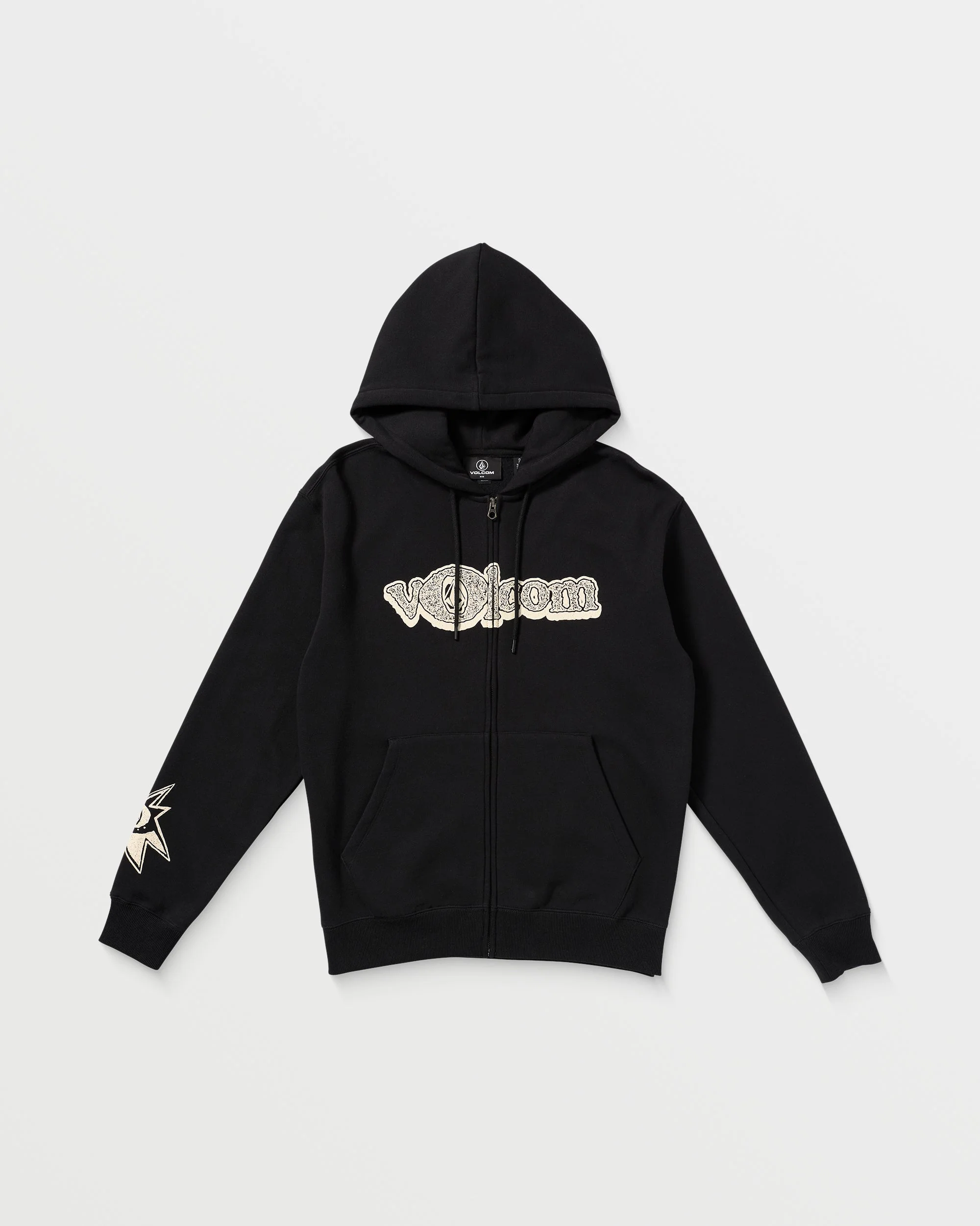 Sweat à Capuche Zippé Volcom Ent - BLACK - Image 8