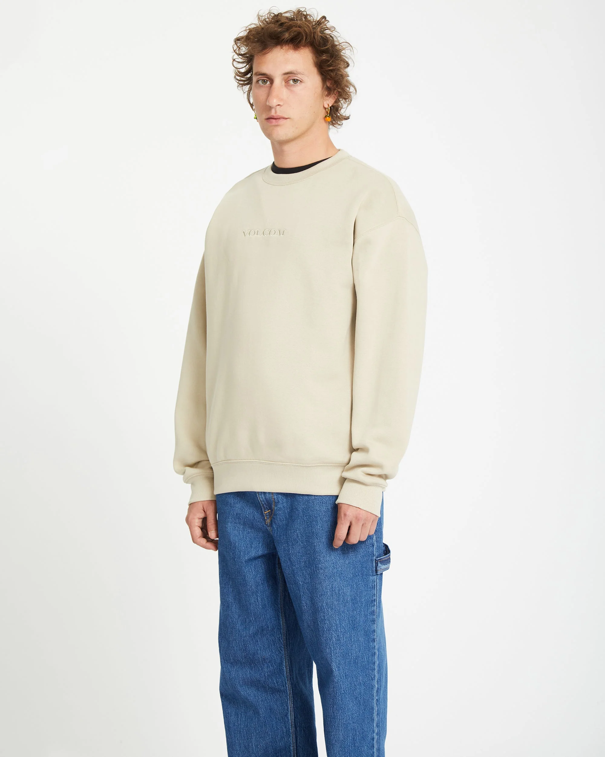 Sweatshirt Volcom Stone - LIGHT KHAKI - Image 3