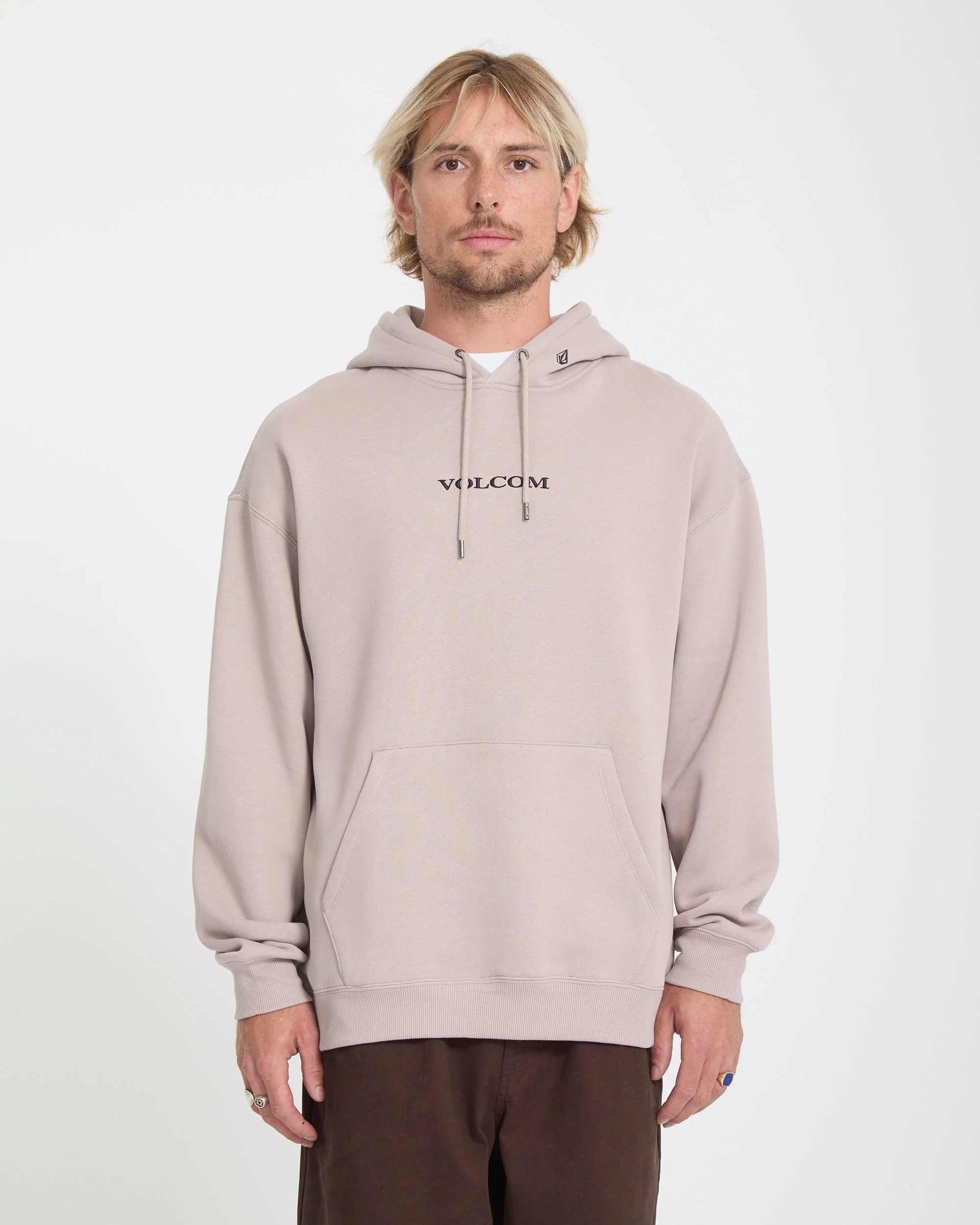 Sweat à capuche Volcom Stone - Bark Brown