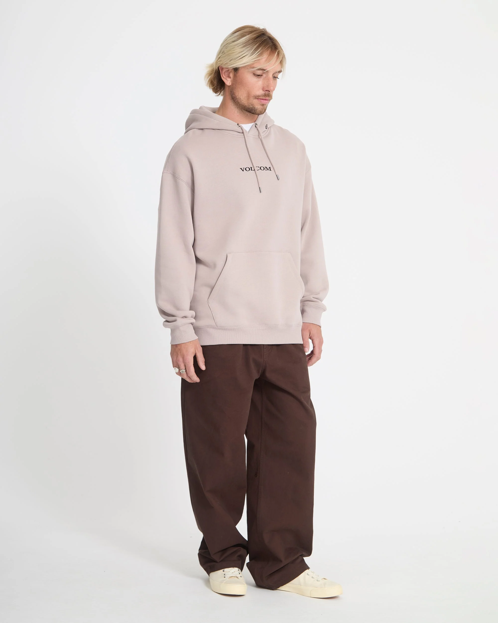 Sweat à capuche Volcom Stone - Bark Brown - Image 5