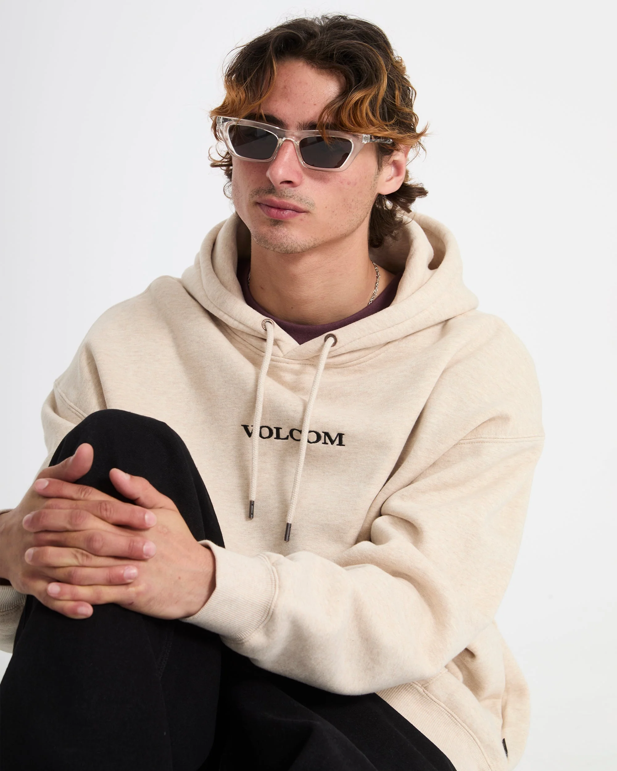Sweat à capuche Volcom Stone - Dust Heather - Image 6