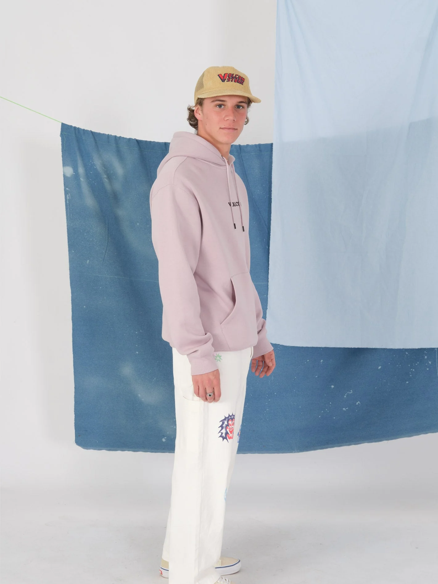 Sweat à capuche Volcom Stone - IRIS PURPLE - Image 4