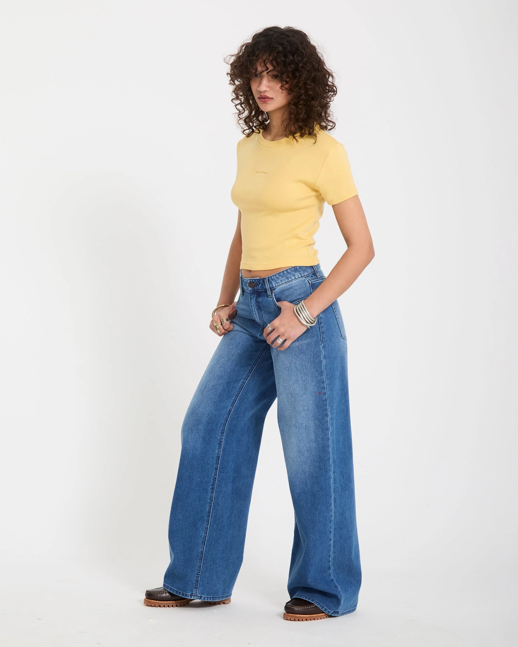 Crop top Volcomstone Tight - Sunburst - Image 7