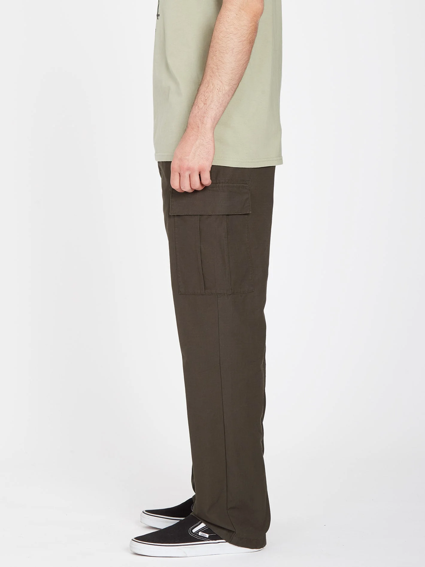 Pantalon cargo Volmander March - RINSED BLACK - Image 5