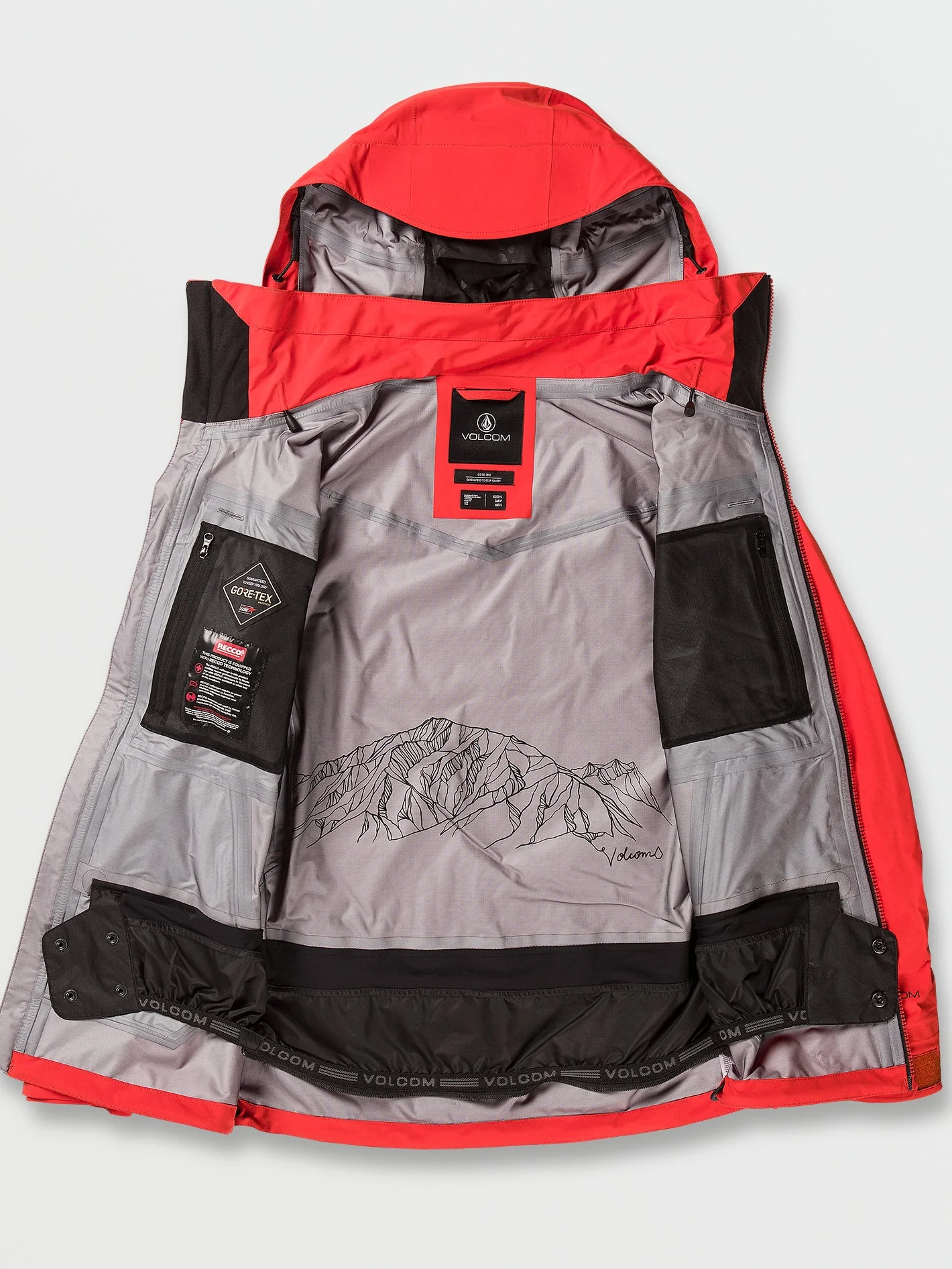 Veste de snow Vs 3L Stretch Gore-Tex - Orange Shock - Image 11