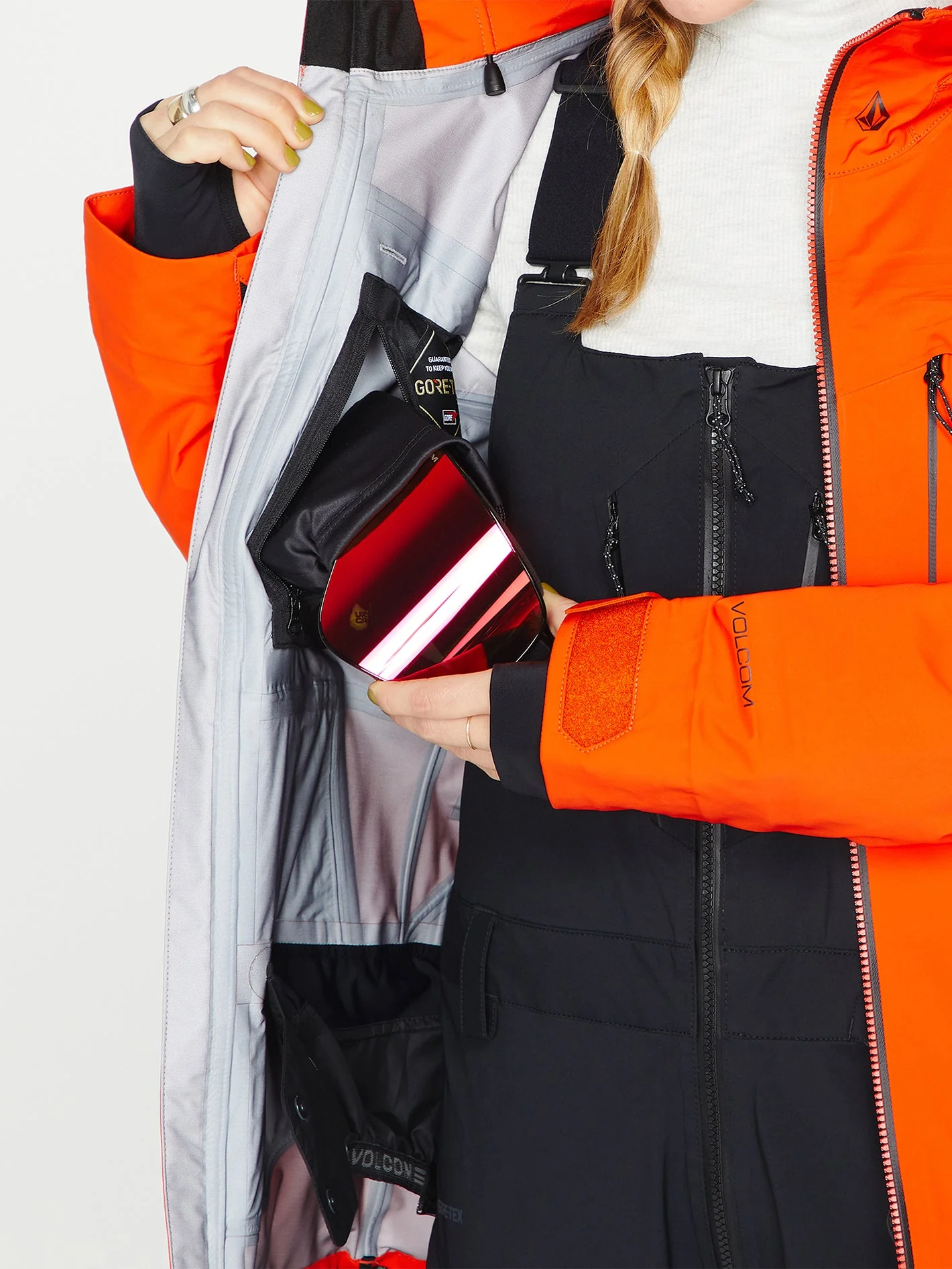 Veste de snow Vs 3L Stretch Gore-Tex - Orange Shock - Image 14