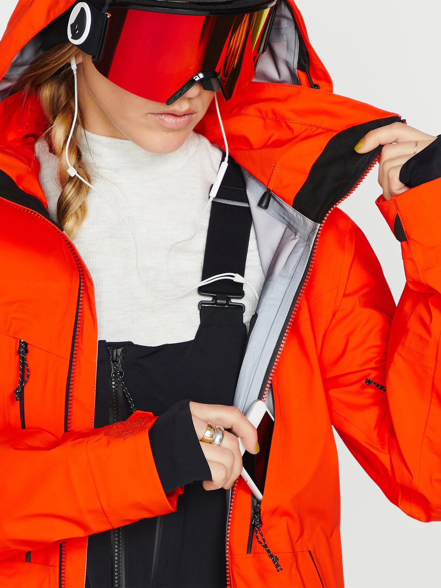 Veste de snow Vs 3L Stretch Gore-Tex - Orange Shock - Image 7