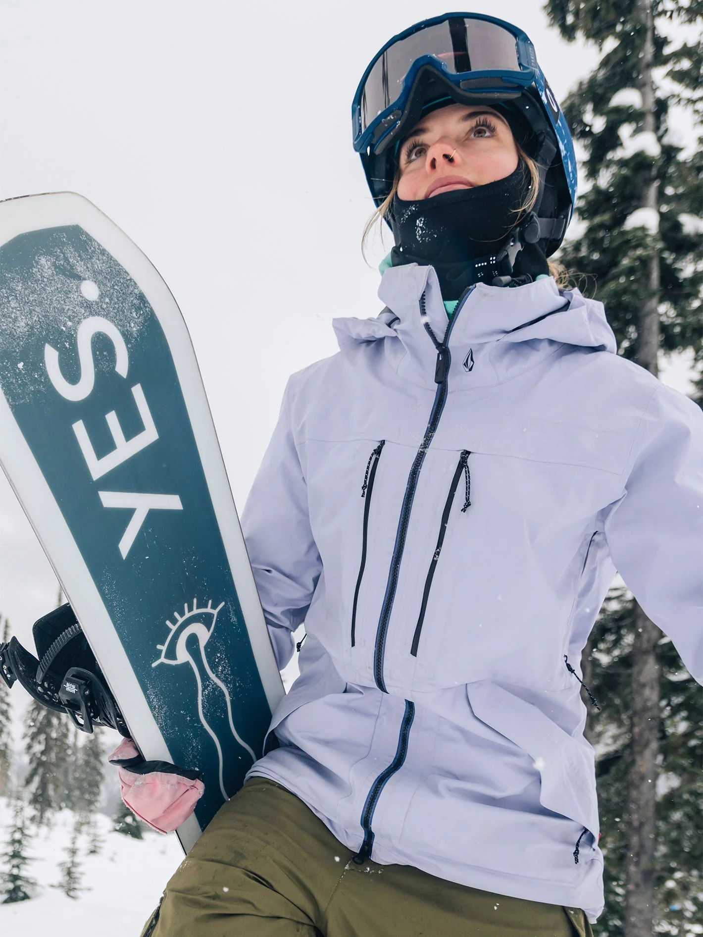 Veste Stretch Gore-Tex Vs 3L - LILAC ASH
