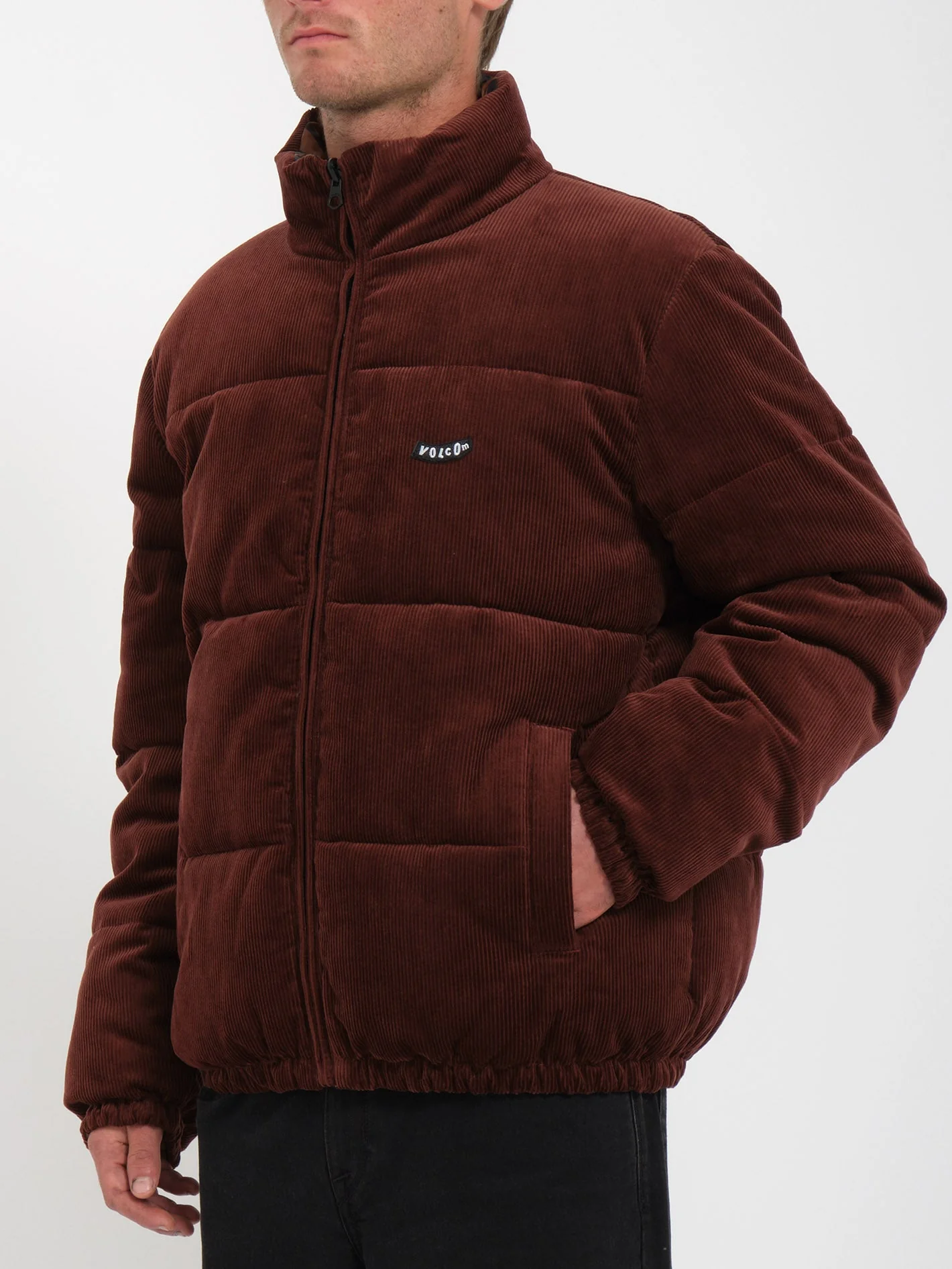 Veste Doudoune Côtelée Walltz (Réversible) - BITTER CHOCOLATE - Image 6
