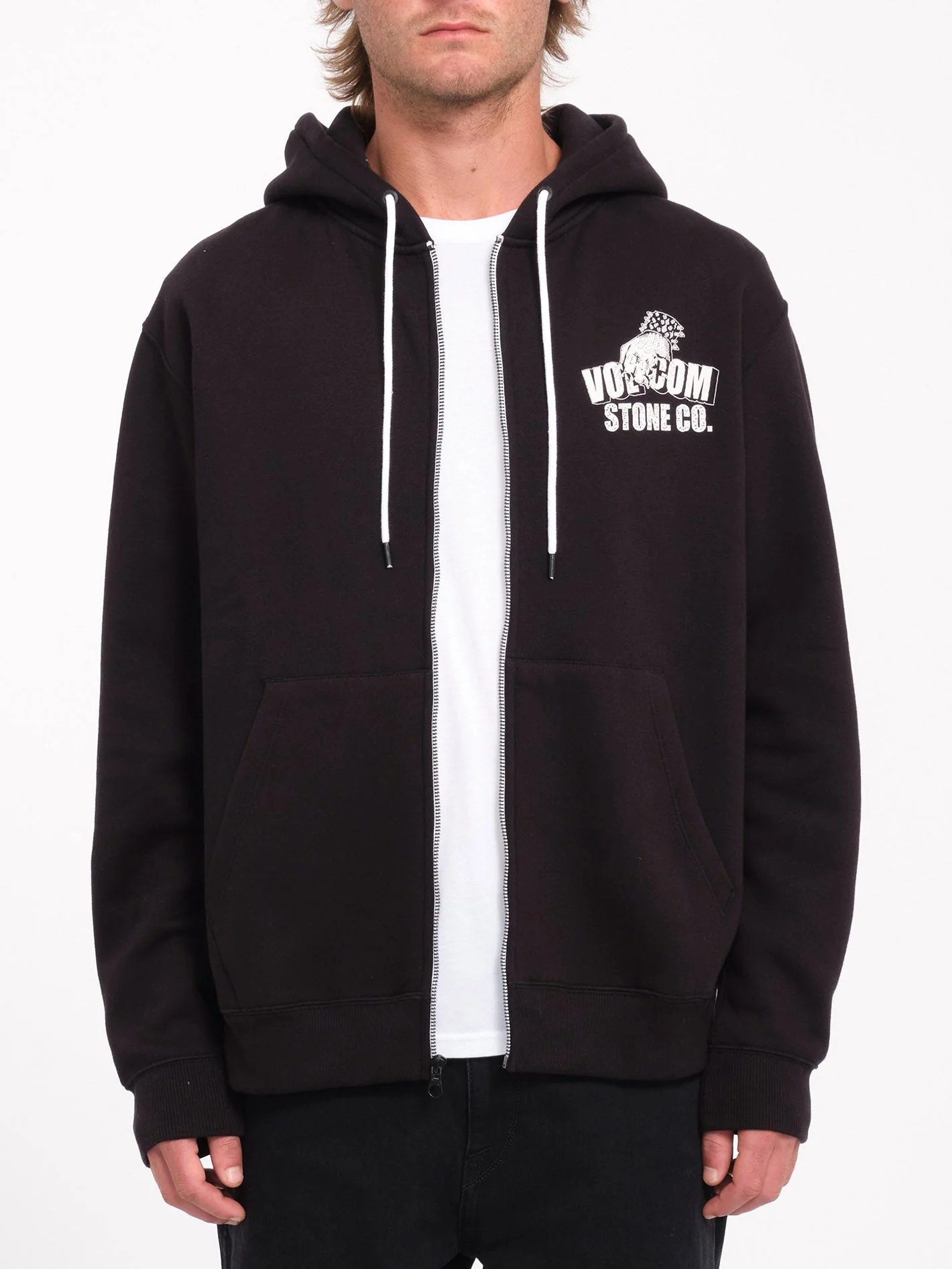 Sweat à capuche zippé Watanite - BLACK - Image 6