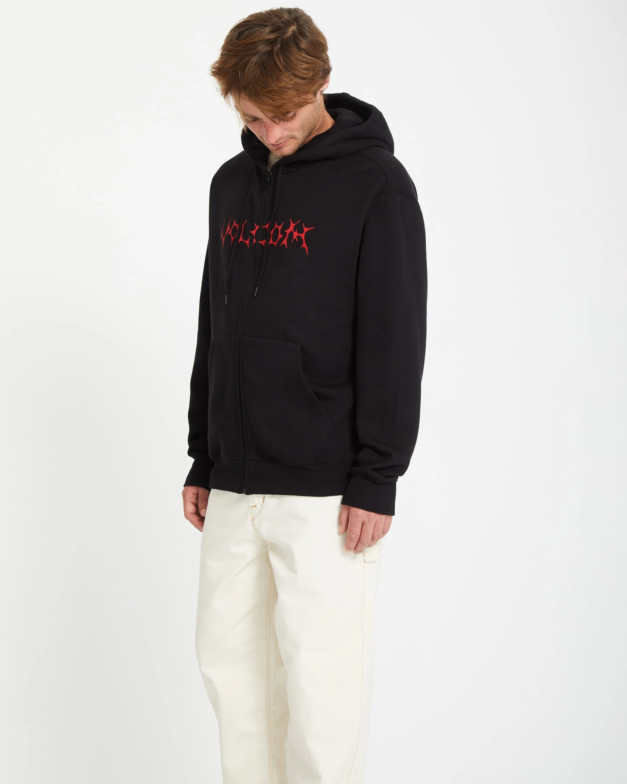 Sweat à Capuche Zippé Watanite - BLACK - Image 3