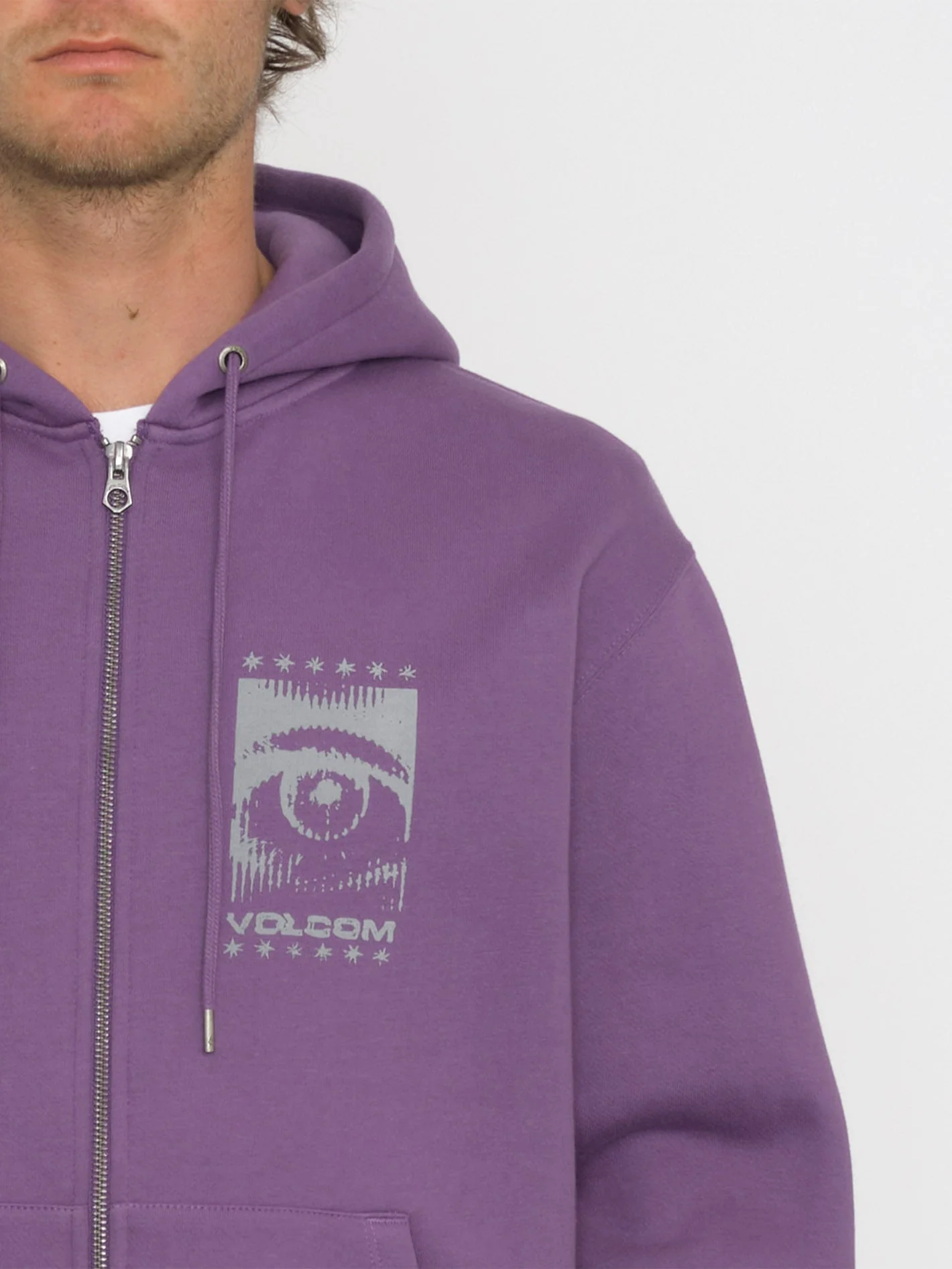 Sweat à capuche zippé Watanite - DEEP PRUPLE - Image 2
