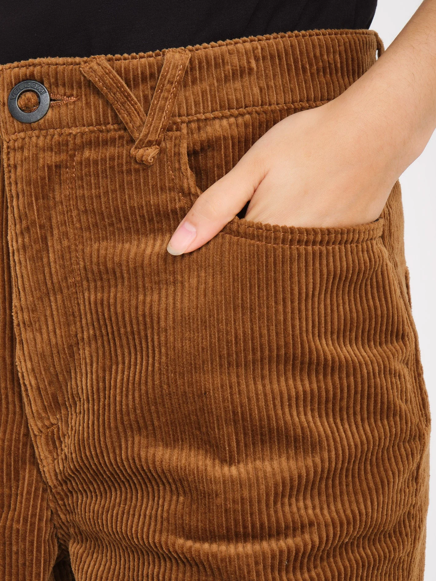Pantalon côtelé Weellow - TOFFEE - Image 4
