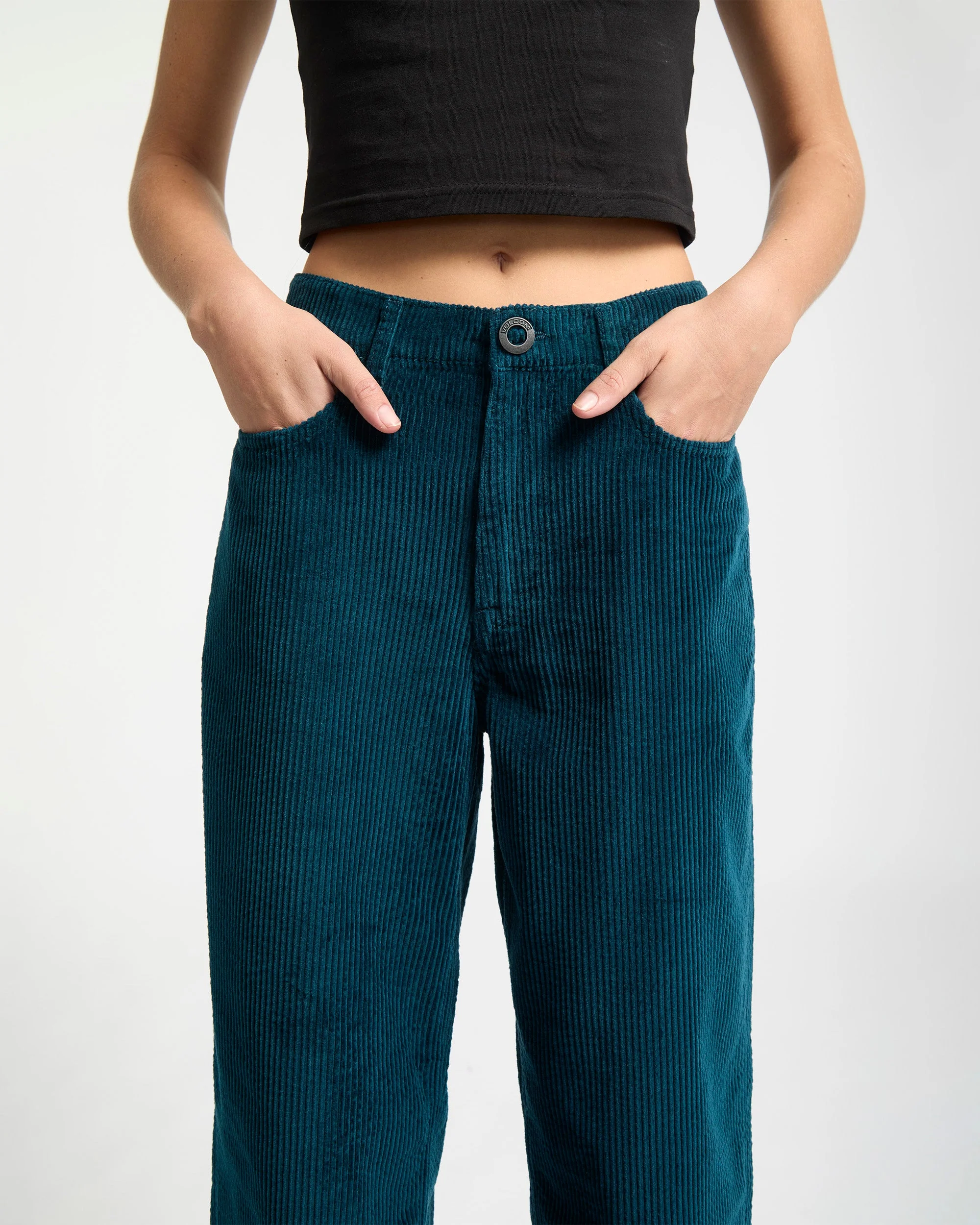 Pantalon En Velours Weellow II - Emerald Green - Image 5