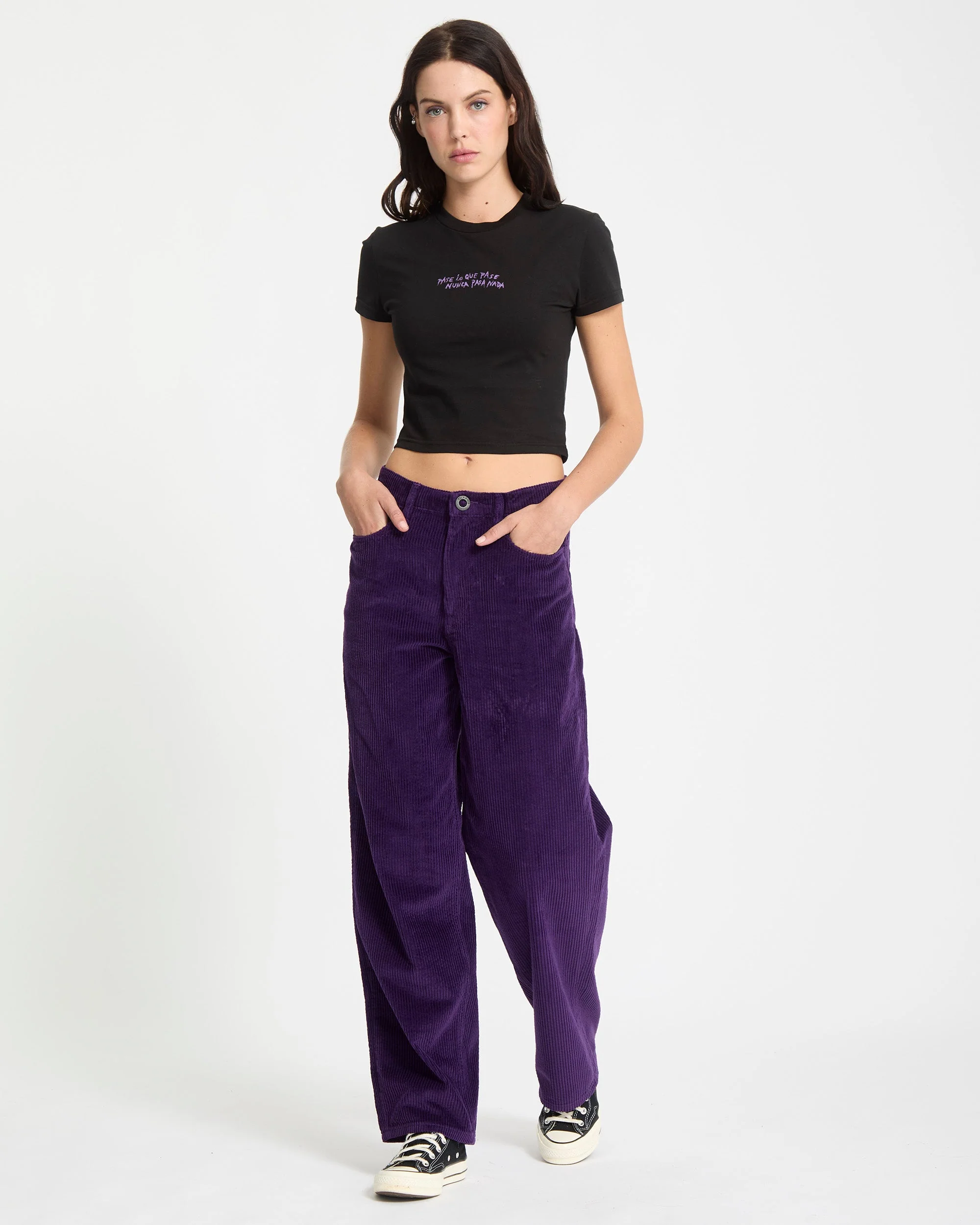 Pantalon En Velours Weellow II - Acai - Image 11