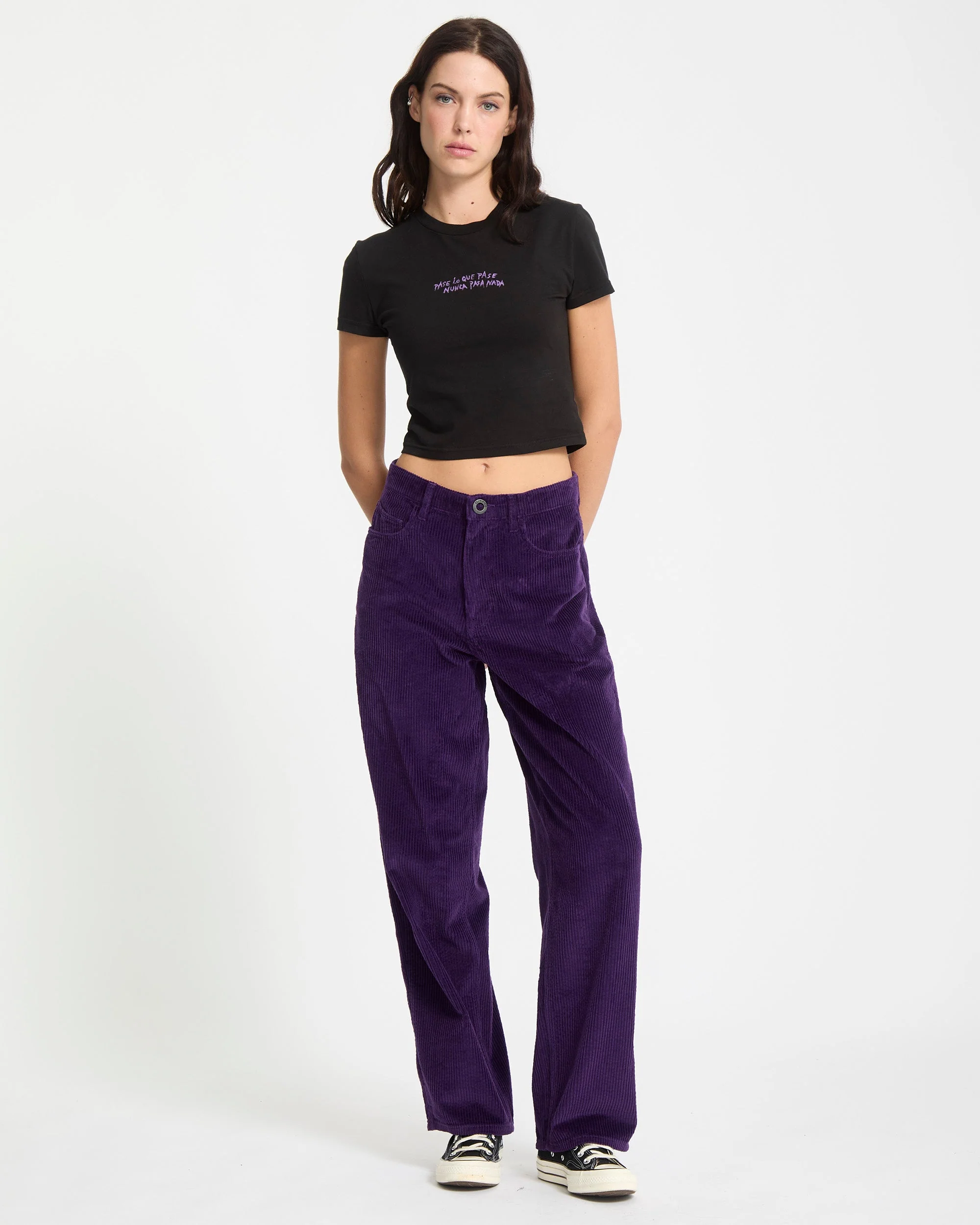 Pantalon En Velours Weellow II - Acai - Image 9