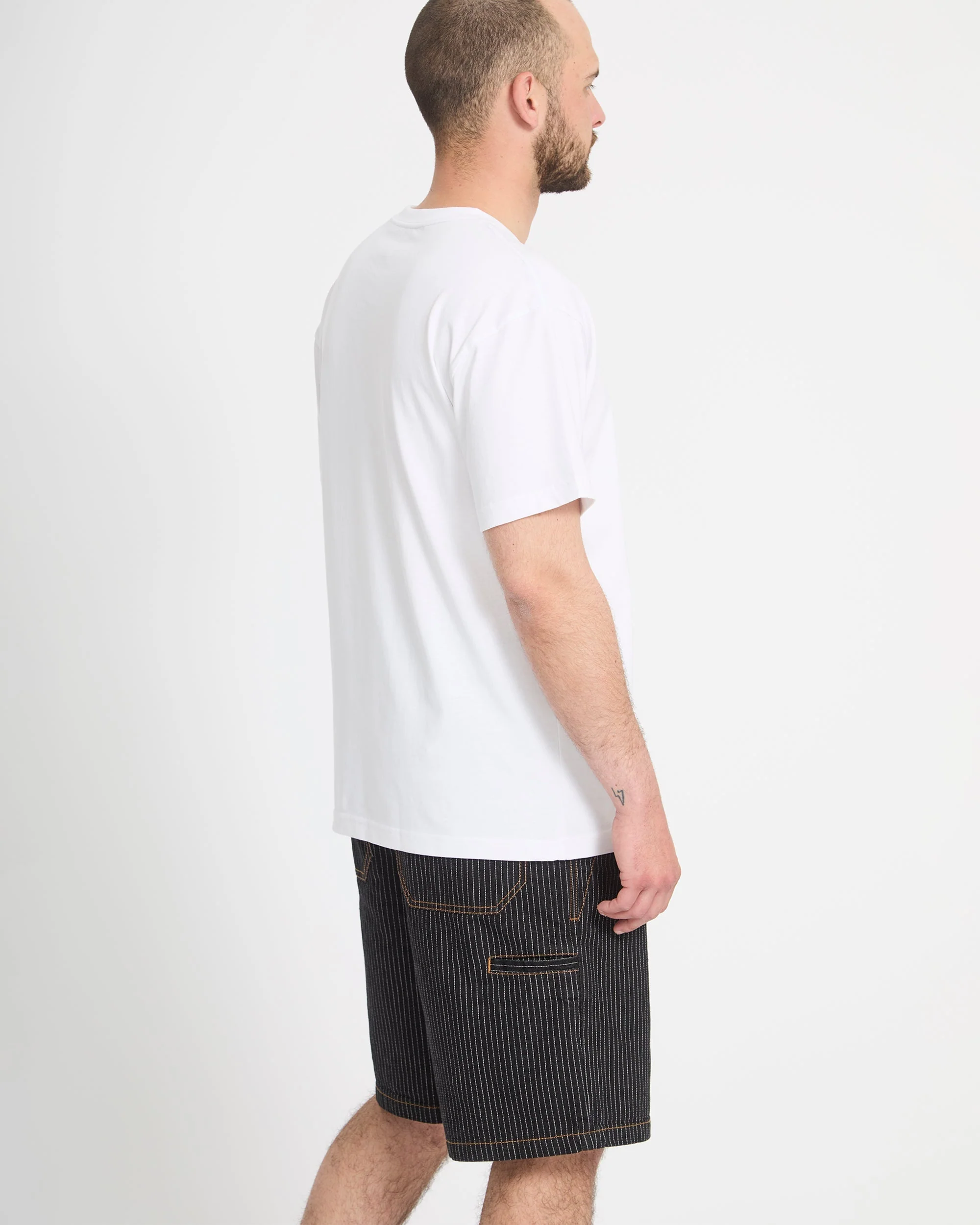 Short chino Work Dialed 22" - Black Stripe - Image 9