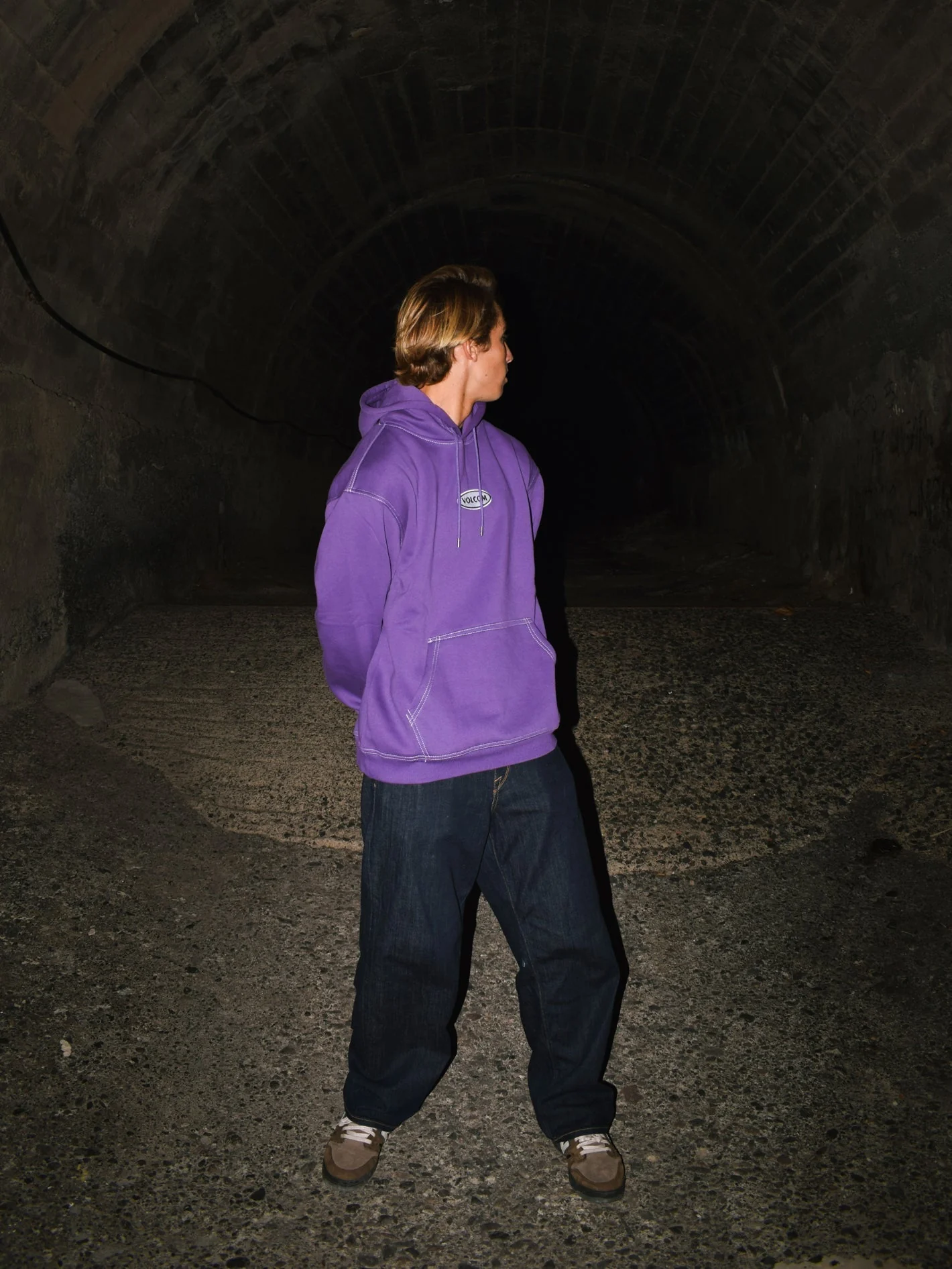 Sweat à capuche Workard - DEEP PURPLE - Image 3
