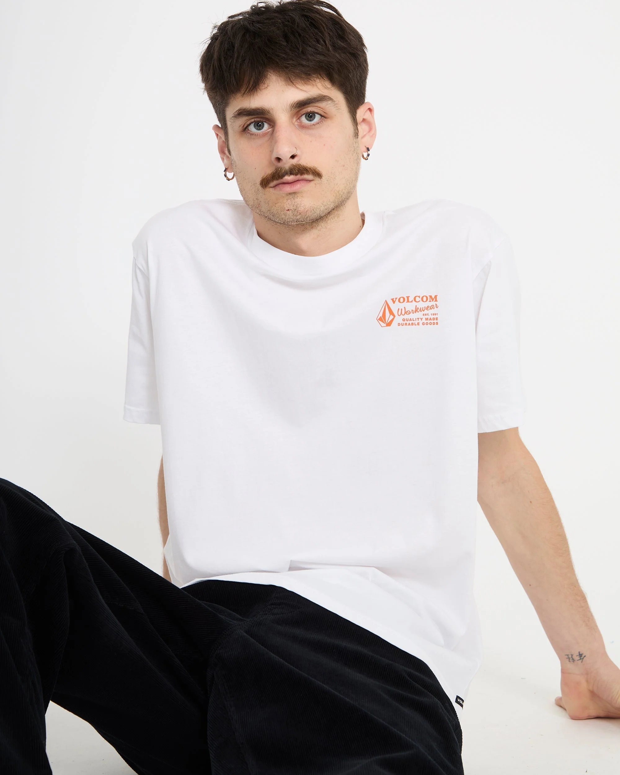 T-shirt Workwear - White Combo - Image 10