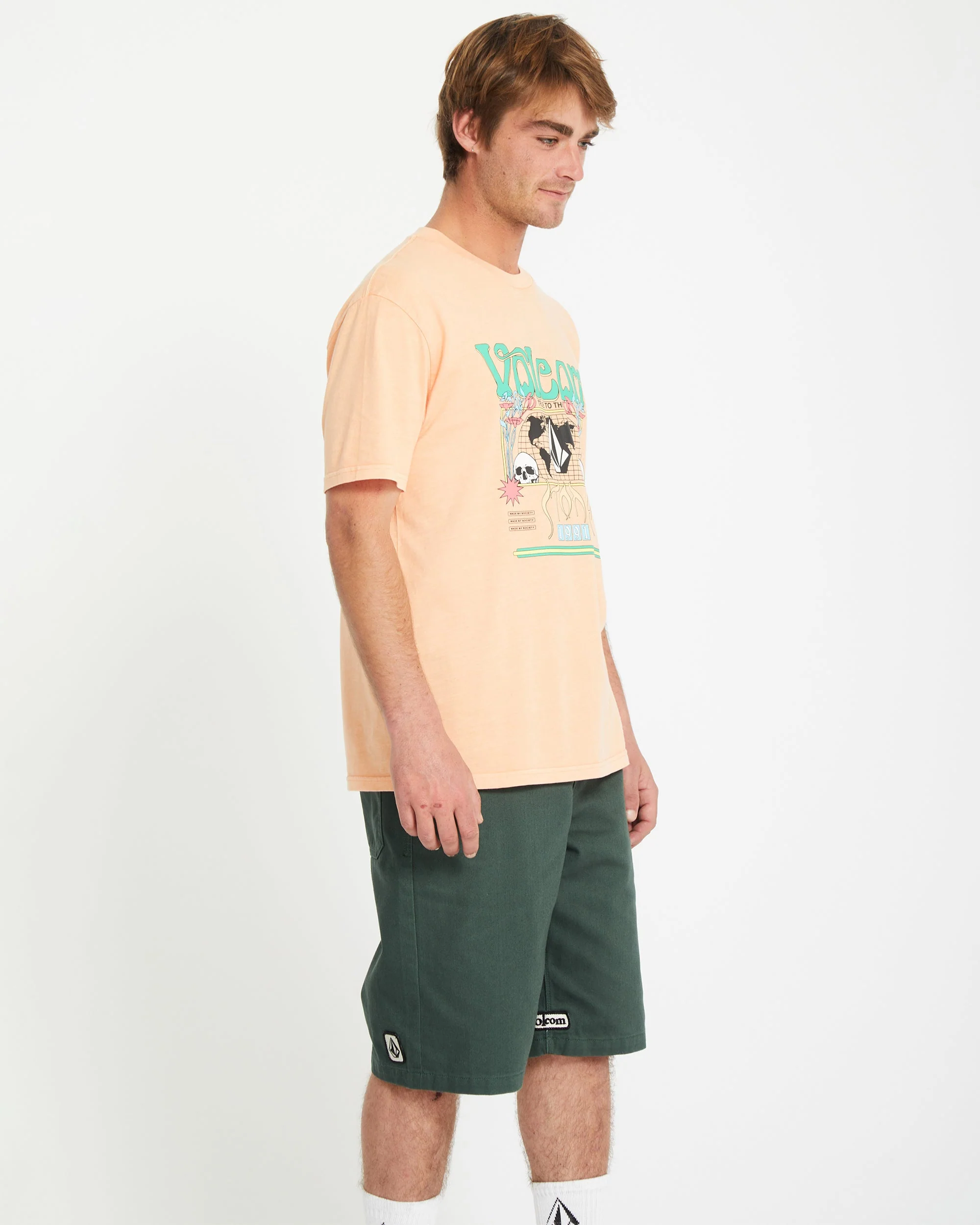 T-shirt Worldly - PALE PEACH - Image 3