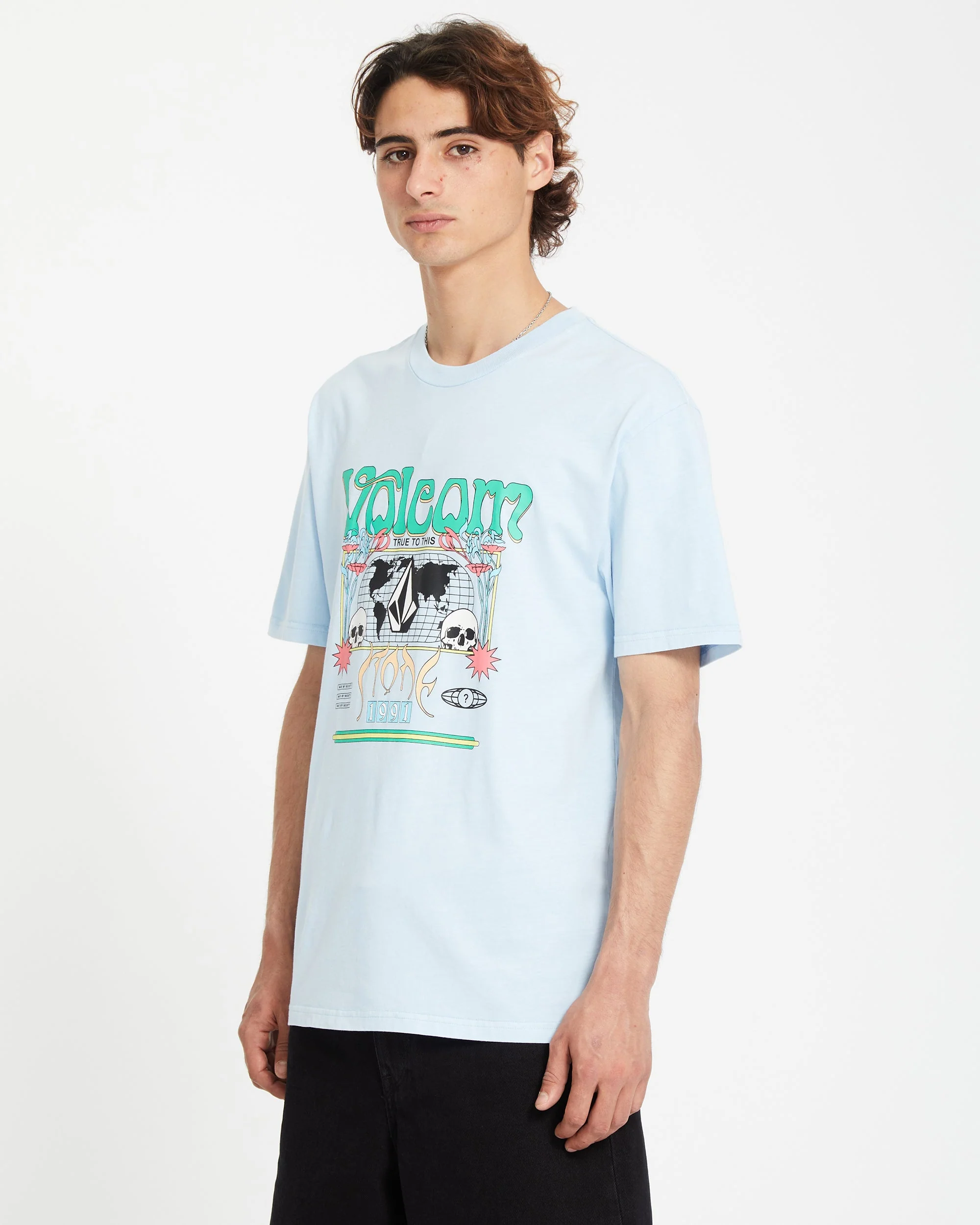 T-shirt Worldly - CAROLINA BLUE - Image 5
