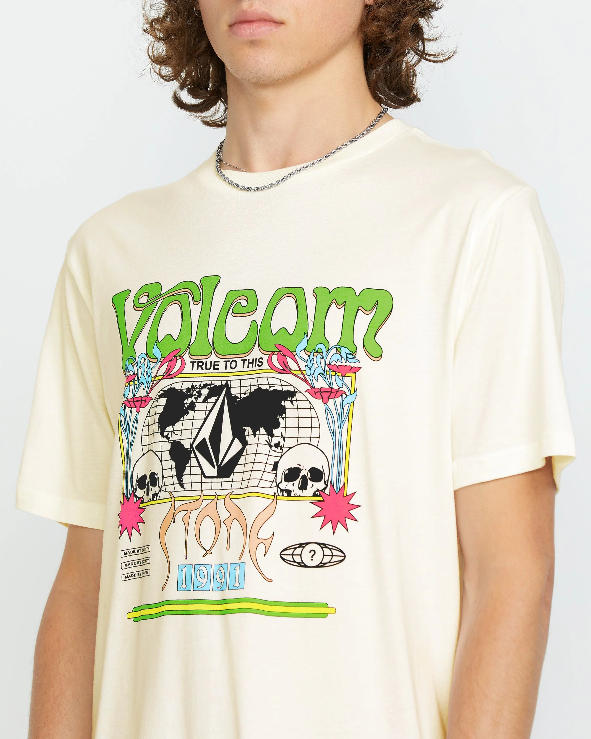 T-shirt Worldly - OFF WHITE - Image 3
