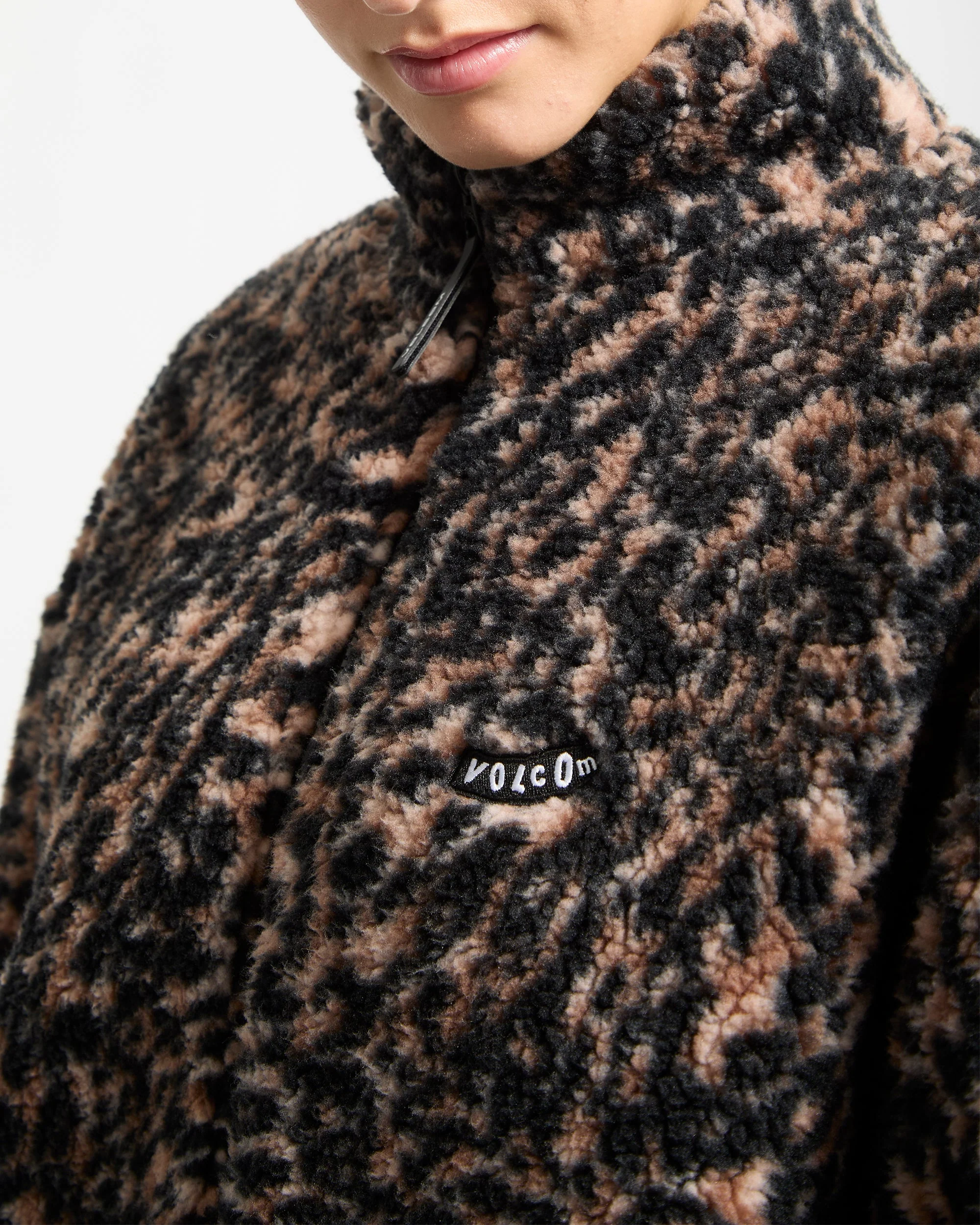 Sweatshirt Polaire Zippé Wylding Out - Animal Print - Image 3