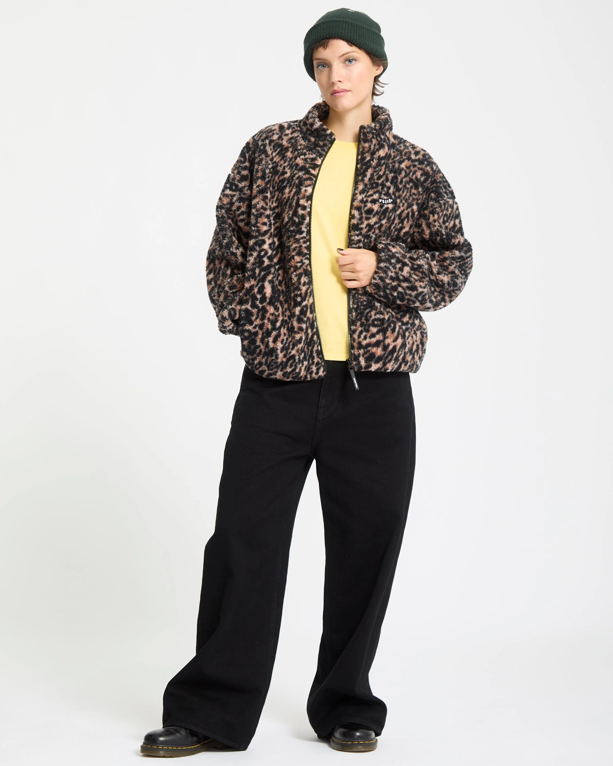Sweatshirt Polaire Zippé Wylding Out - Animal Print - Image 5