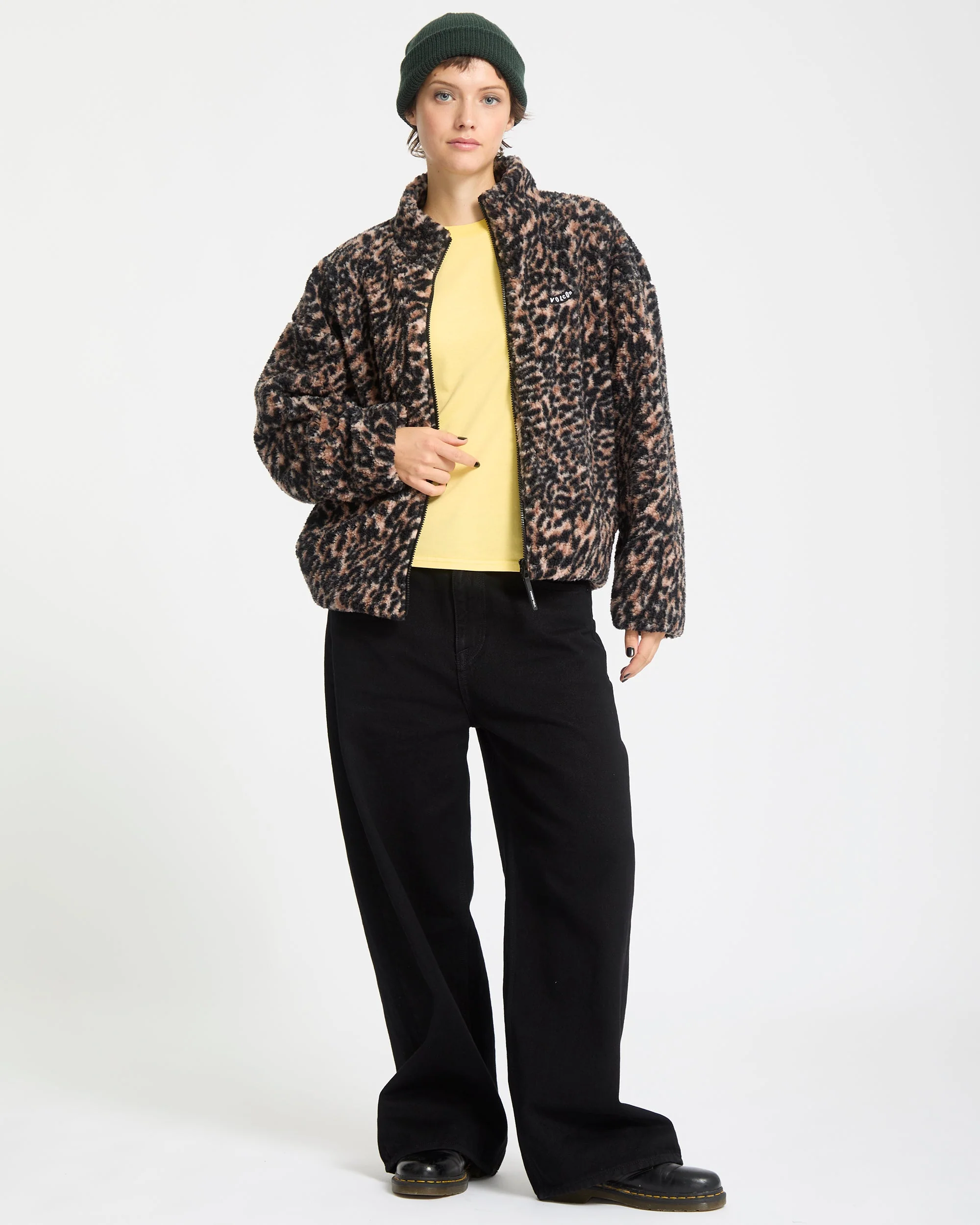 Sweatshirt Polaire Zippé Wylding Out - Animal Print - Image 6