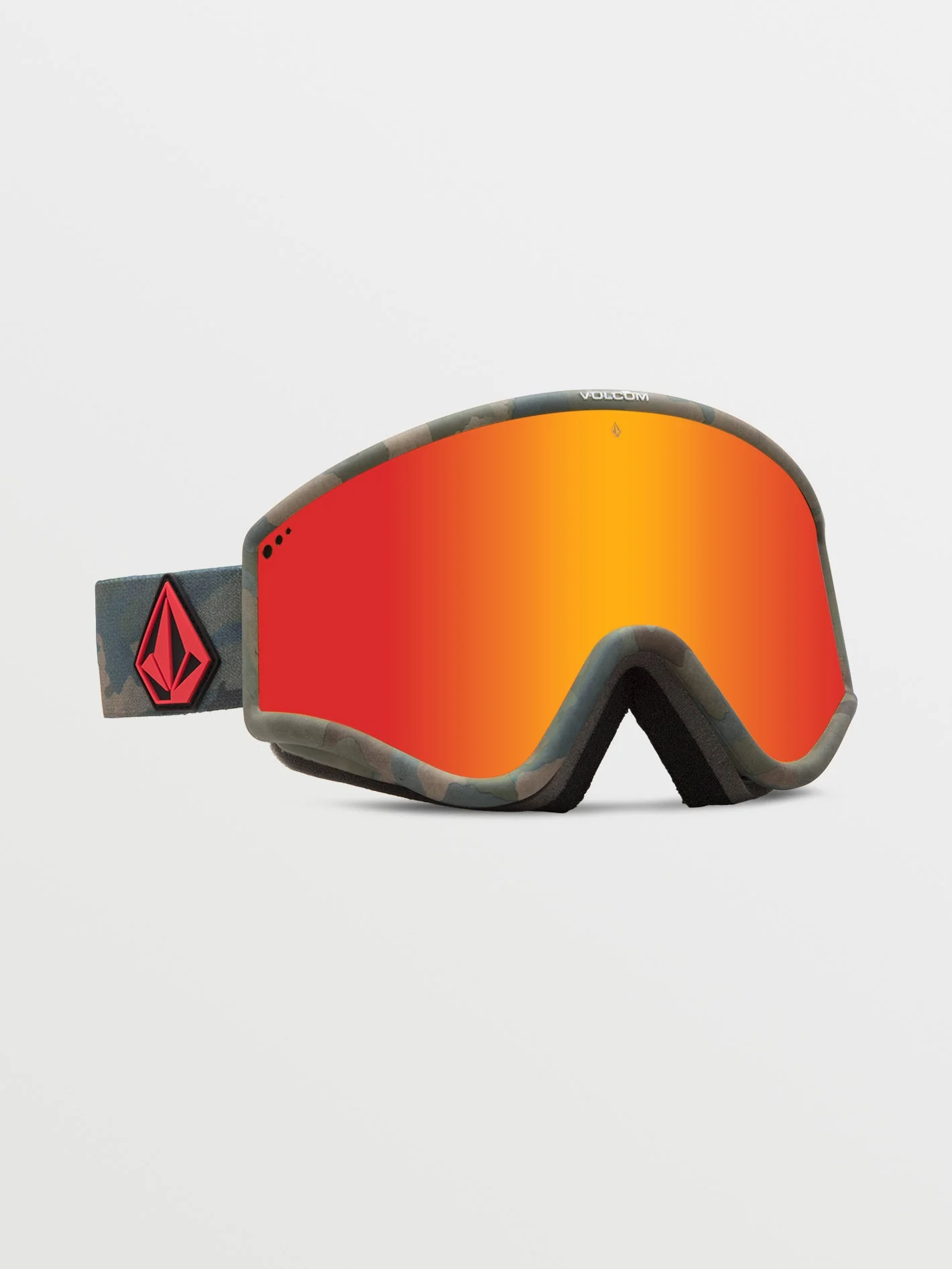 Masque de snow Yae Cloudwash Camo (+ écran bonus Yellow Chrome) - RED CHROME