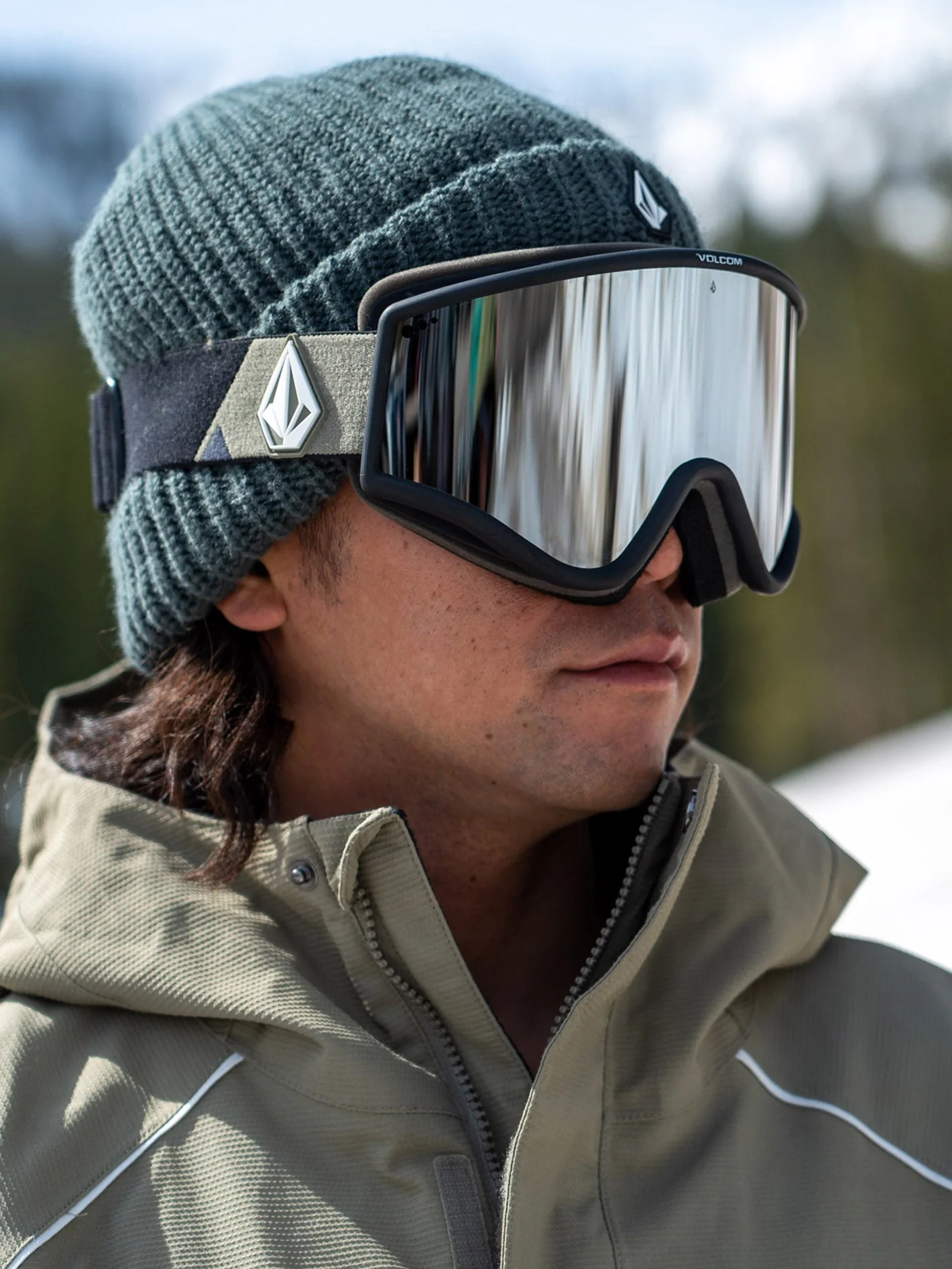 Masque de snow Yae Lt Military/Black (+ écran bonus Yellow Chrome) - SILVER CHROME - Image 6