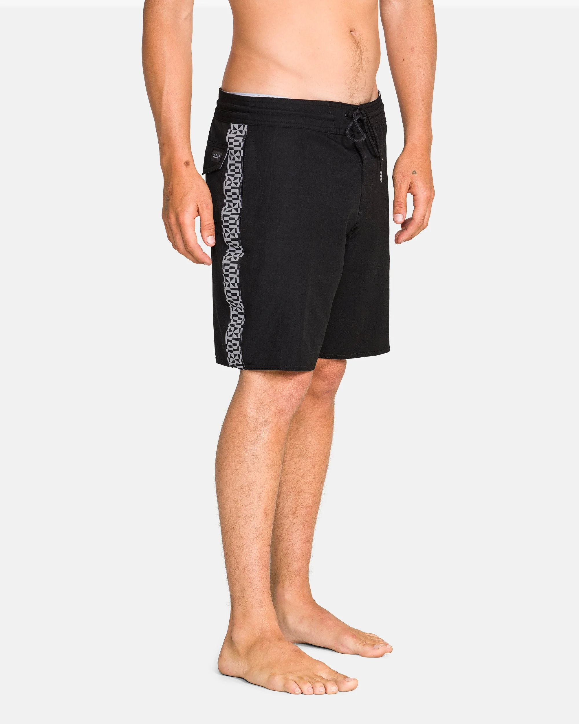 Boardshort Yewster Loose Stoney 18" - Black - Image 3