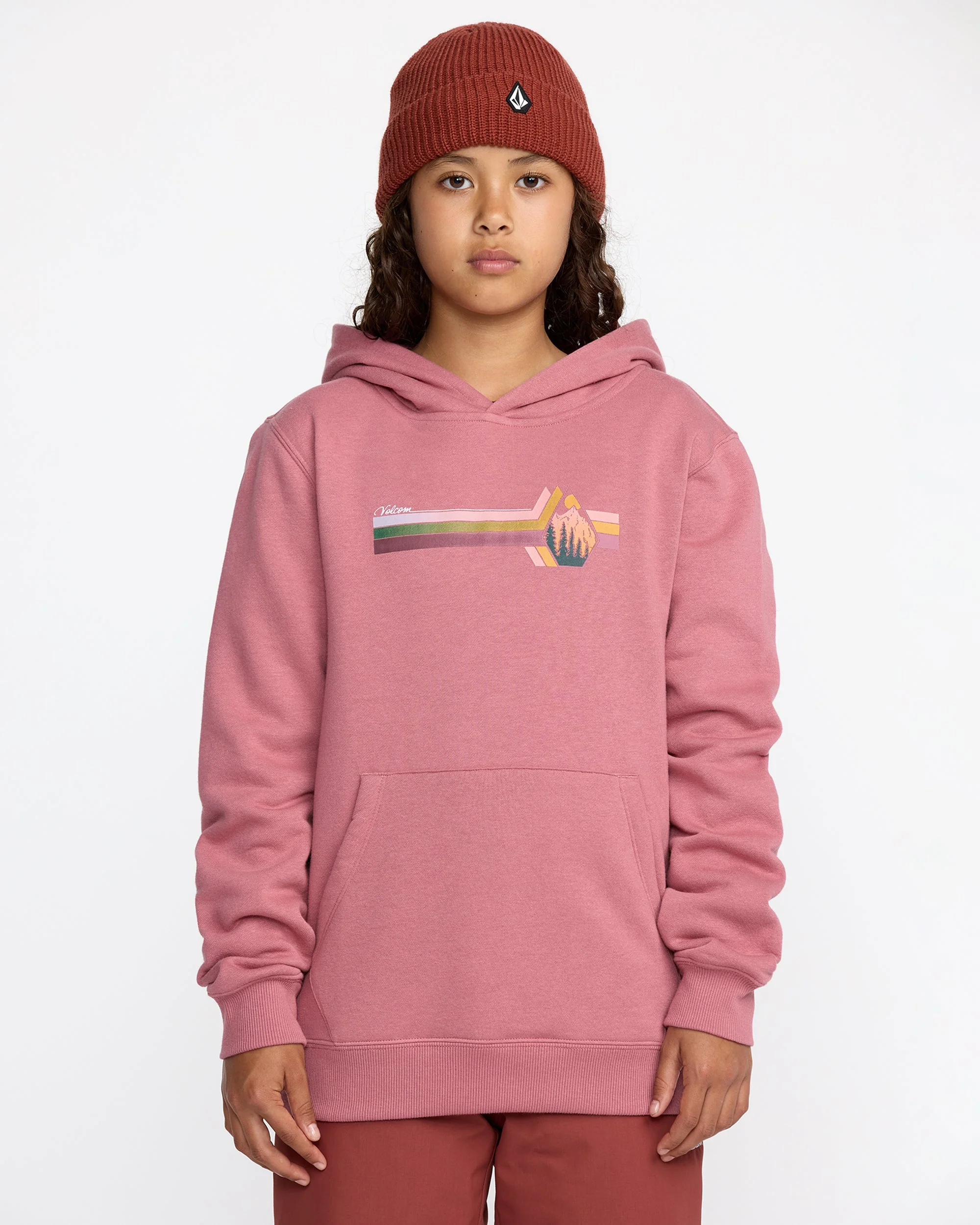 Sweat à capuche Youth Essential - Mesa Rose