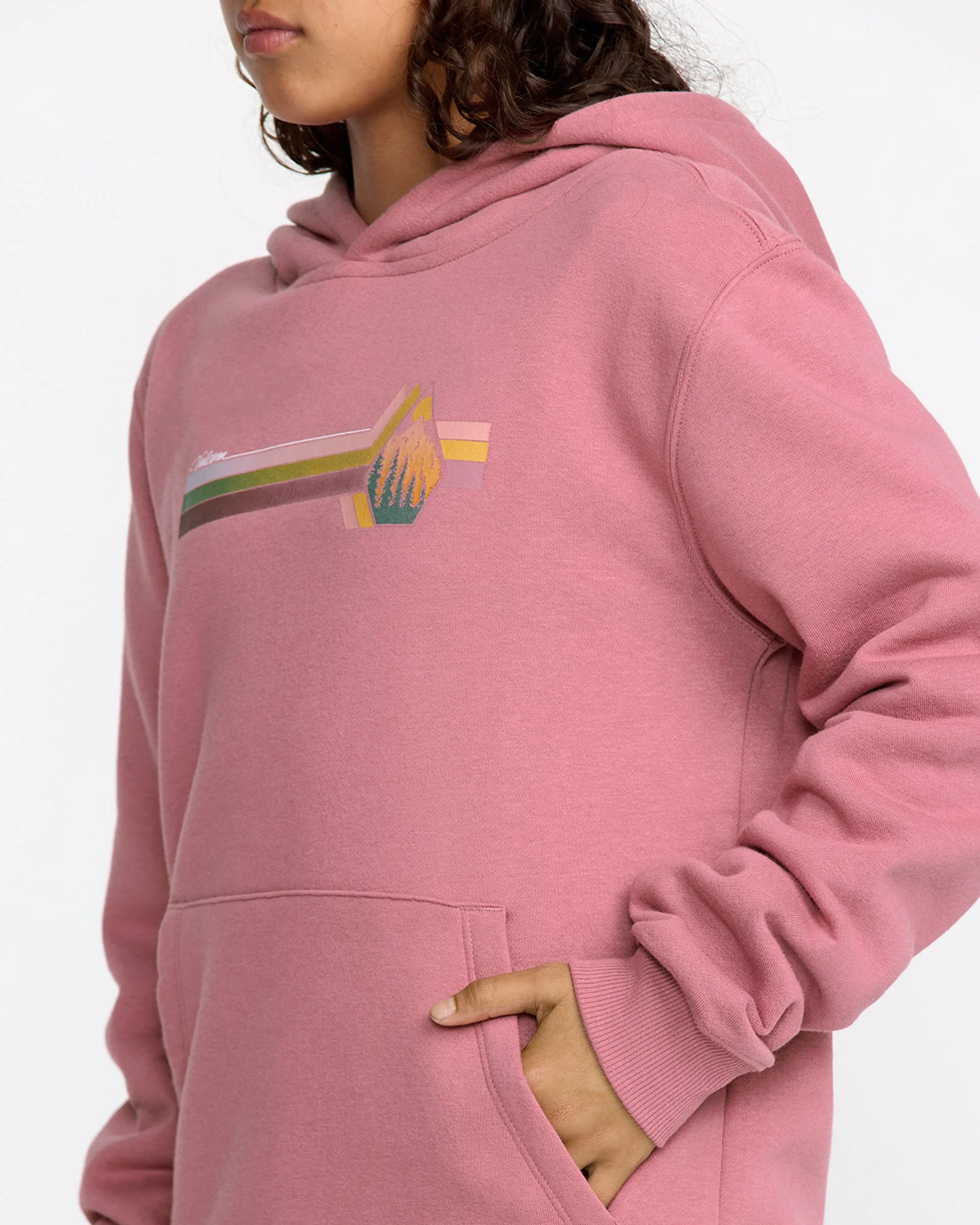 Sweat à capuche Youth Essential - Mesa Rose - Image 5